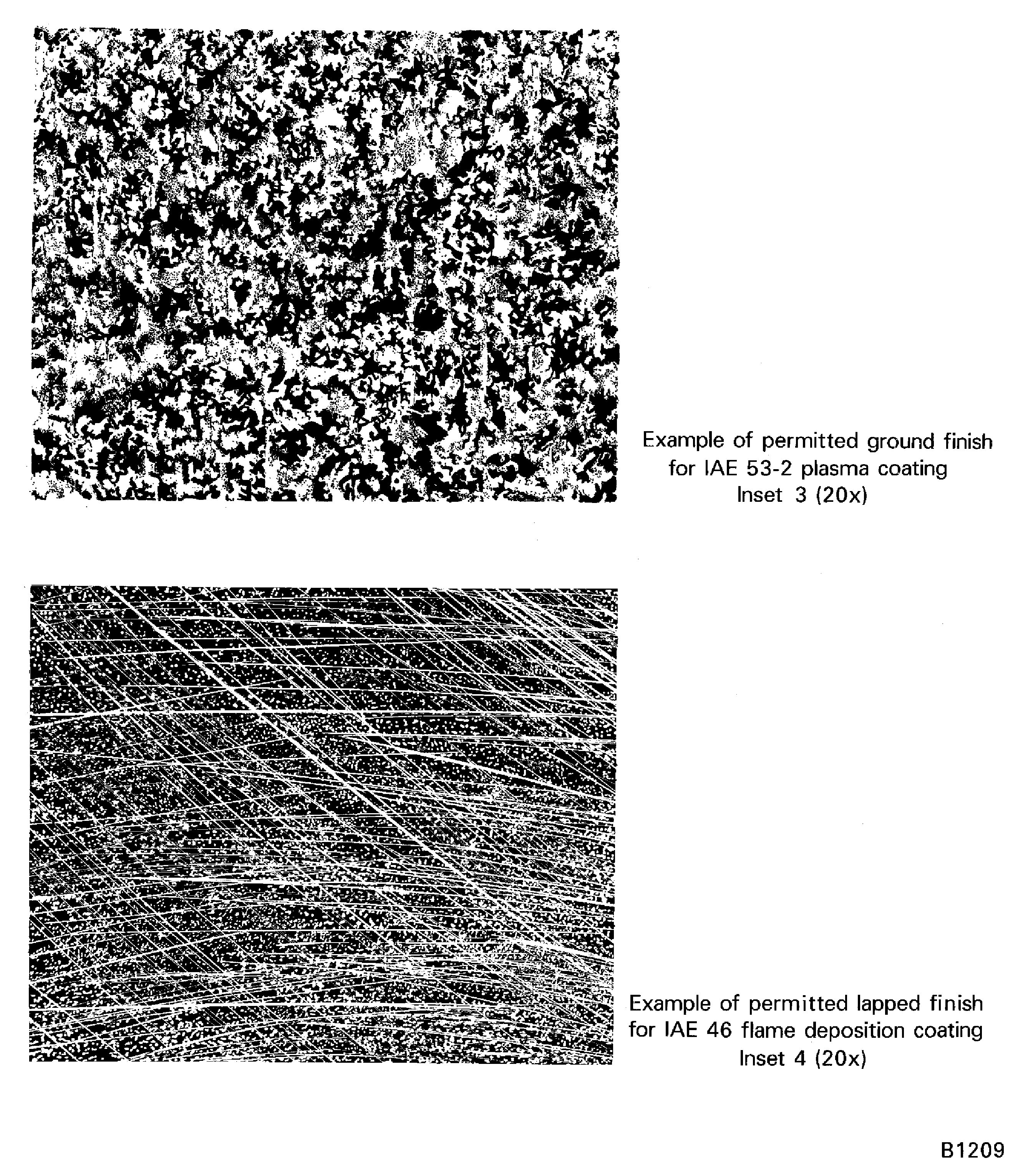 Example of permitted machine marks