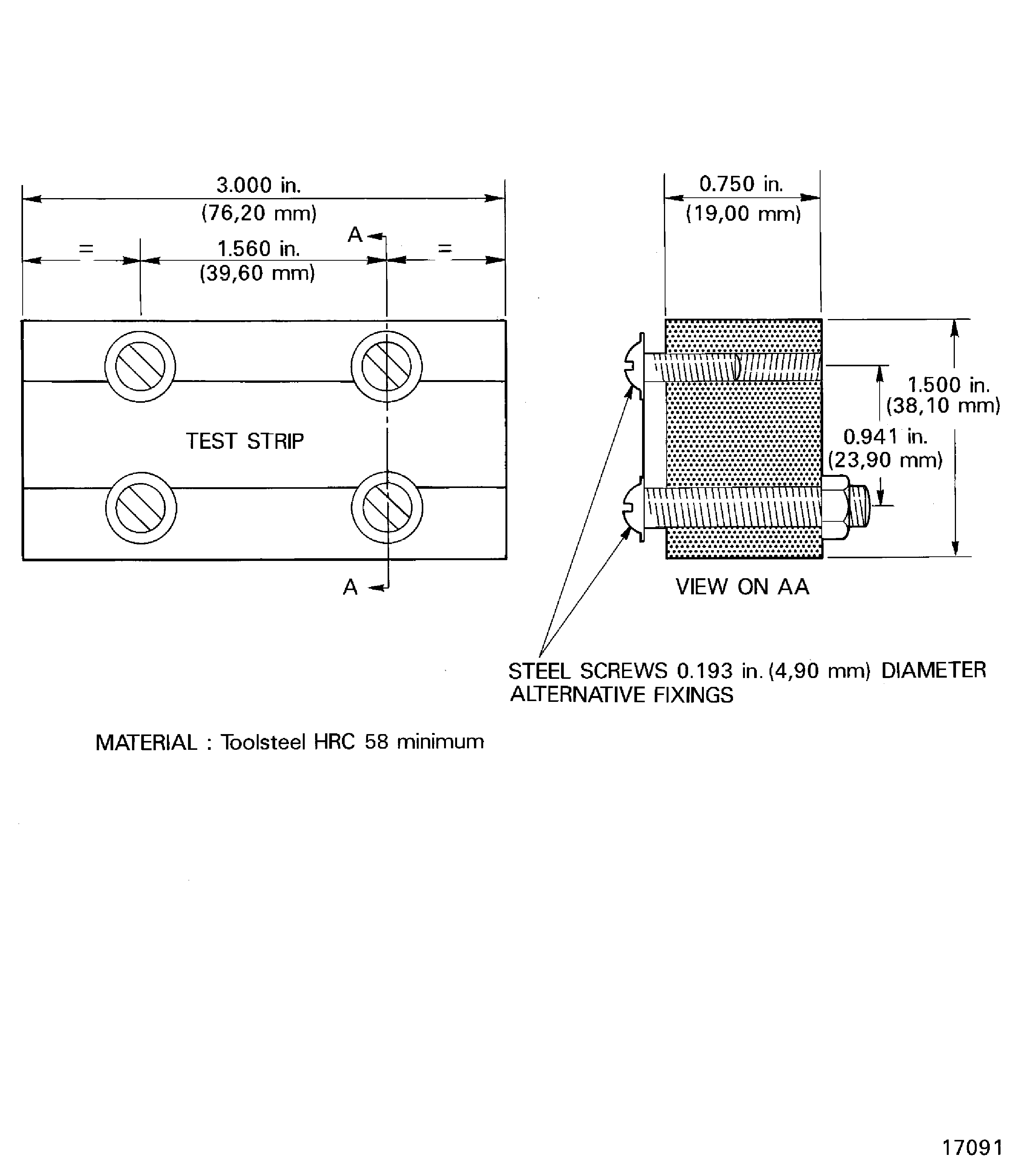 Test strip fixture
