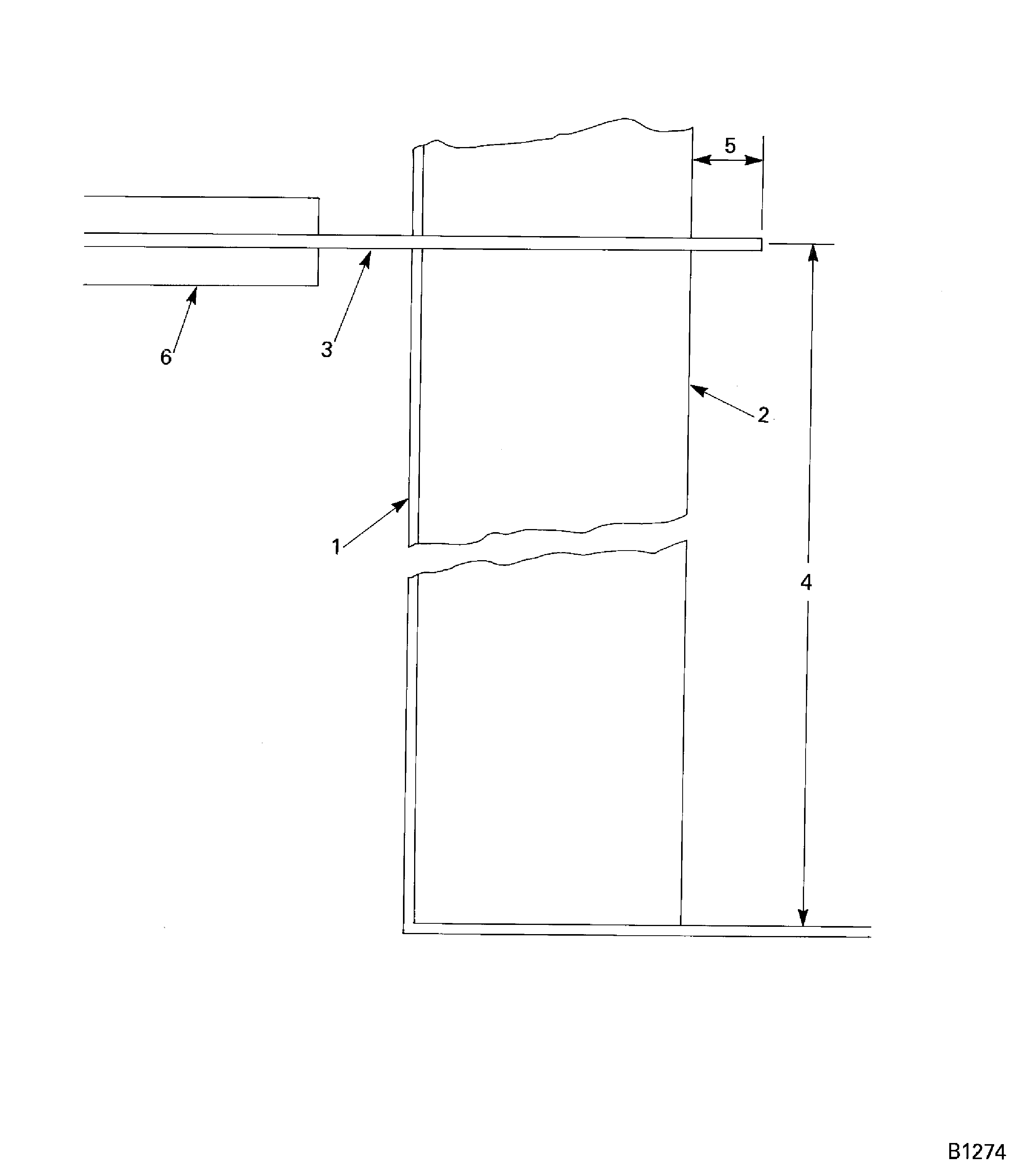Pressure tap in chamber wall