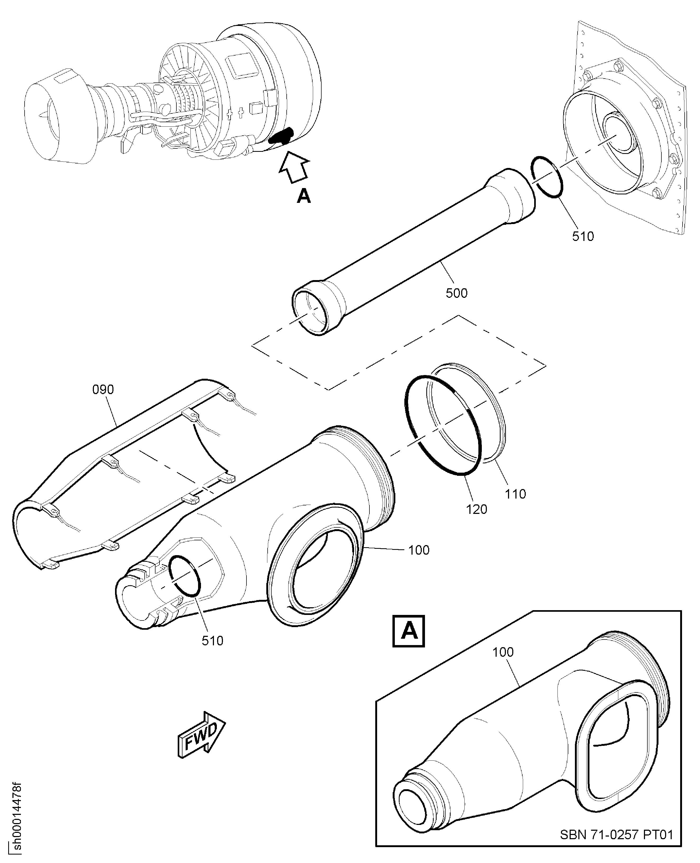 DUCT ASSY ANTI ICE