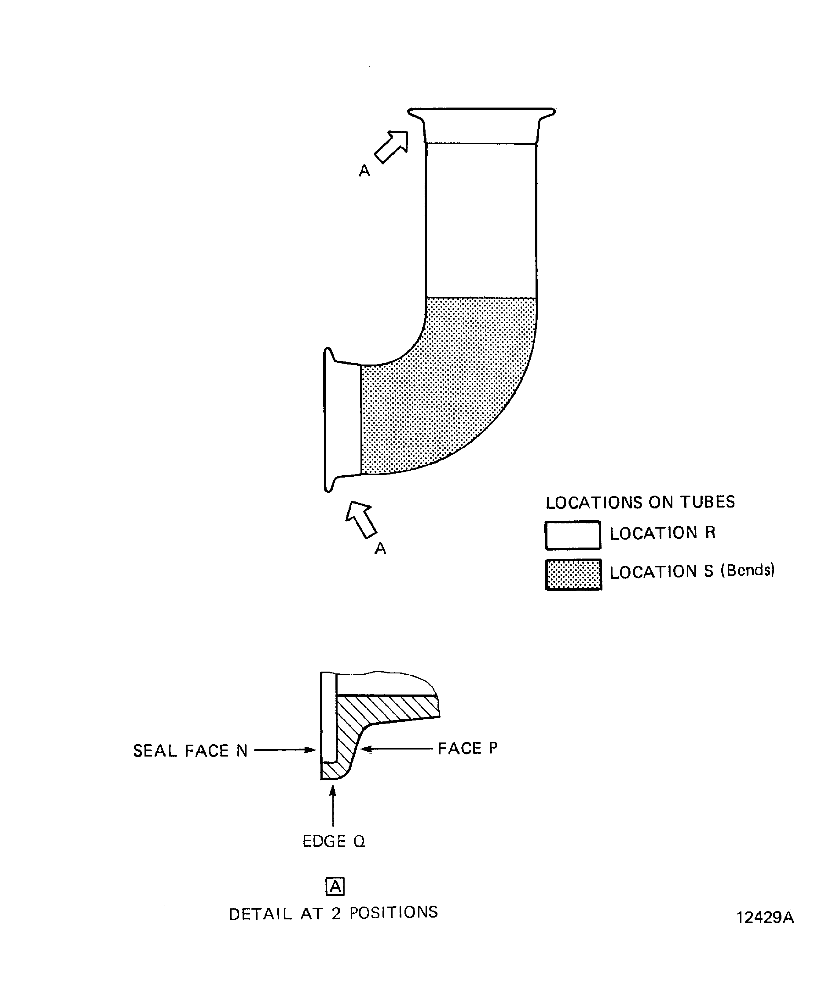Locations on the Anti-Ice Duct (02-500)