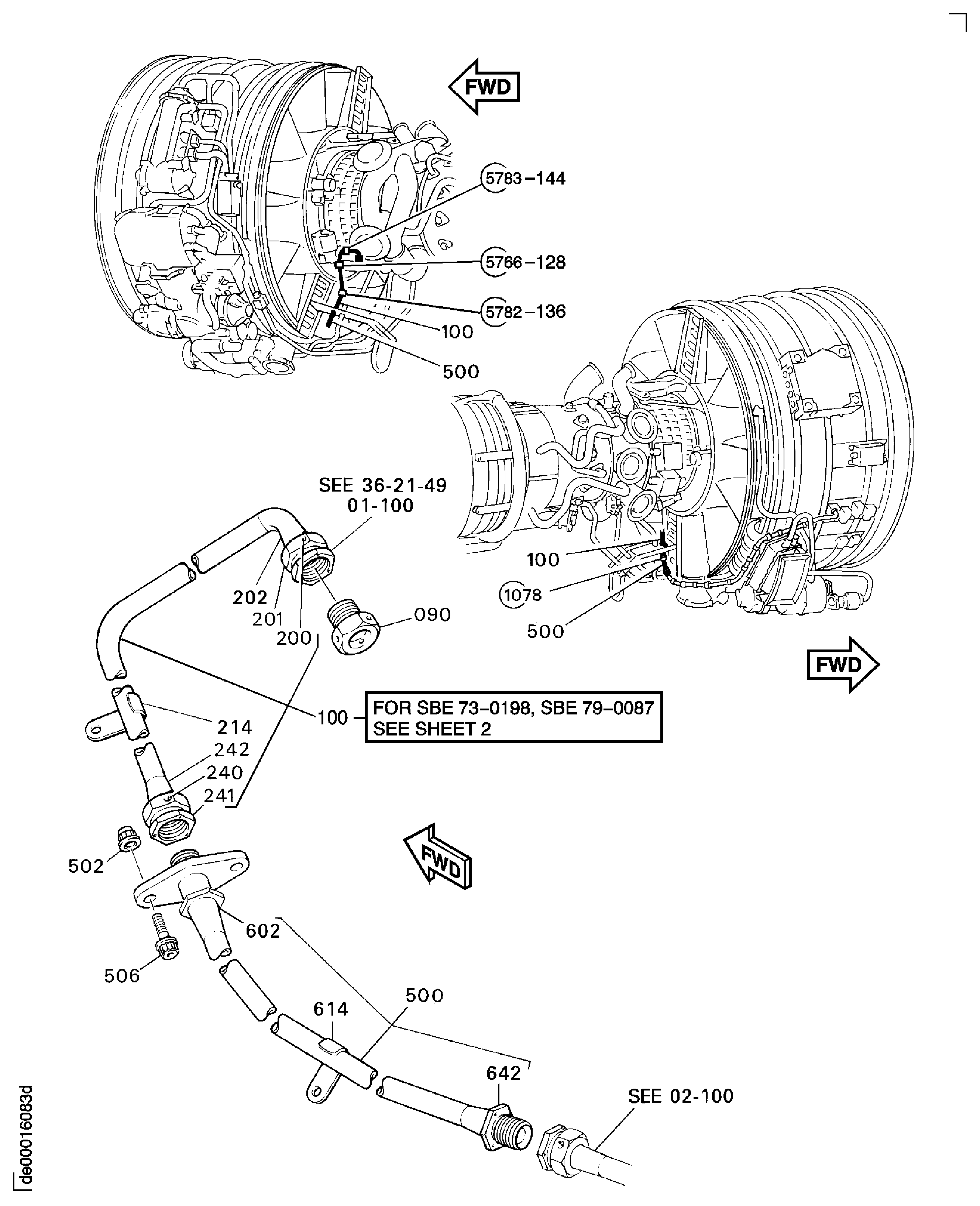 PNEUMATIC TUBES HP BLEED