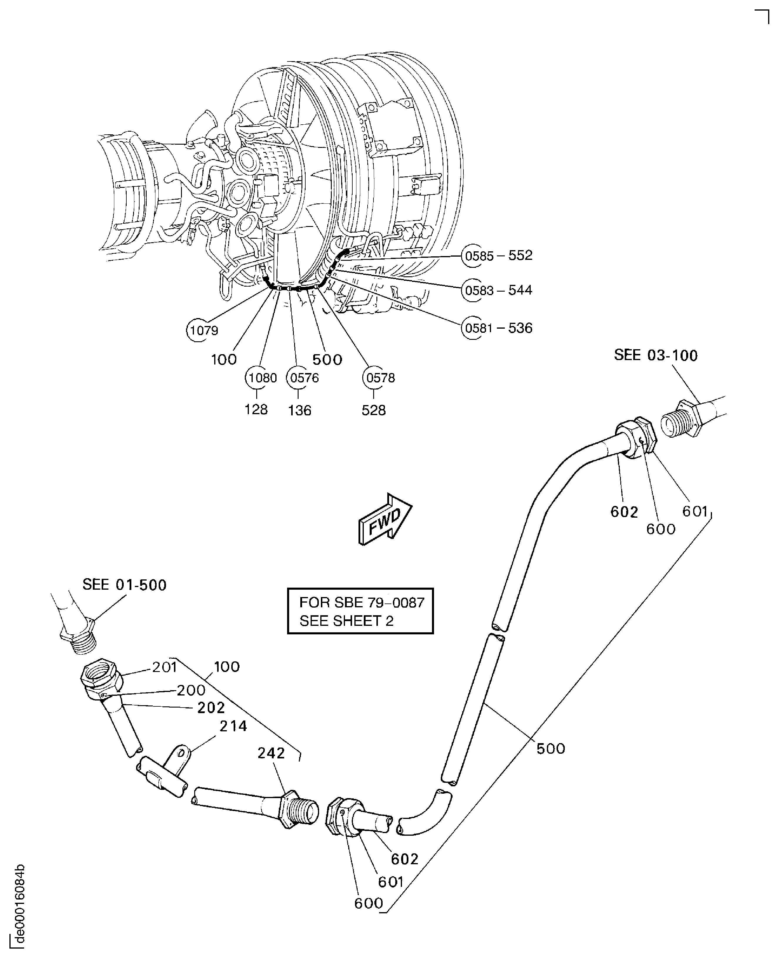 PNEUMATIC TUBES HP BLEED