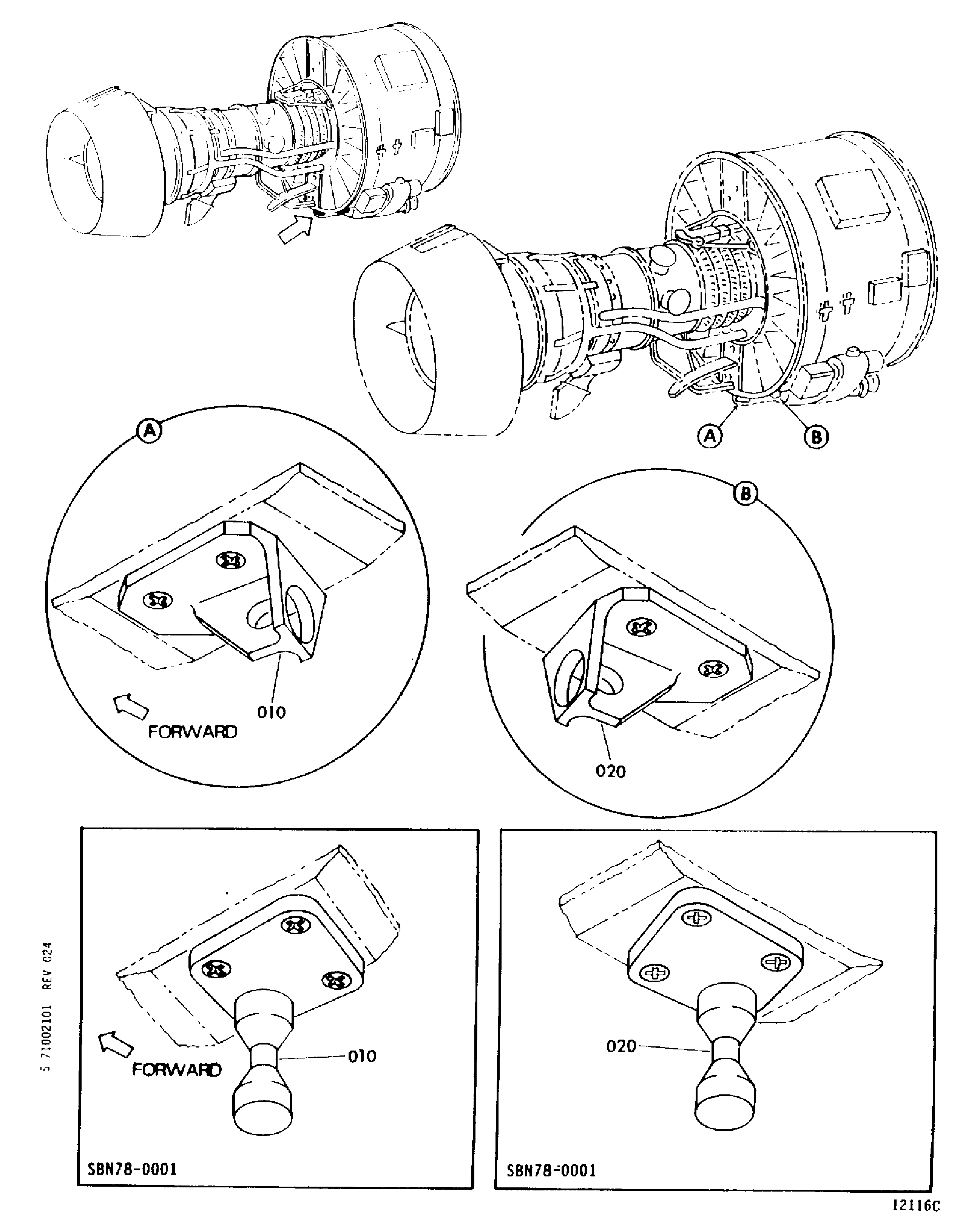 BRACKET T/R HOLD OPEN FORWARD