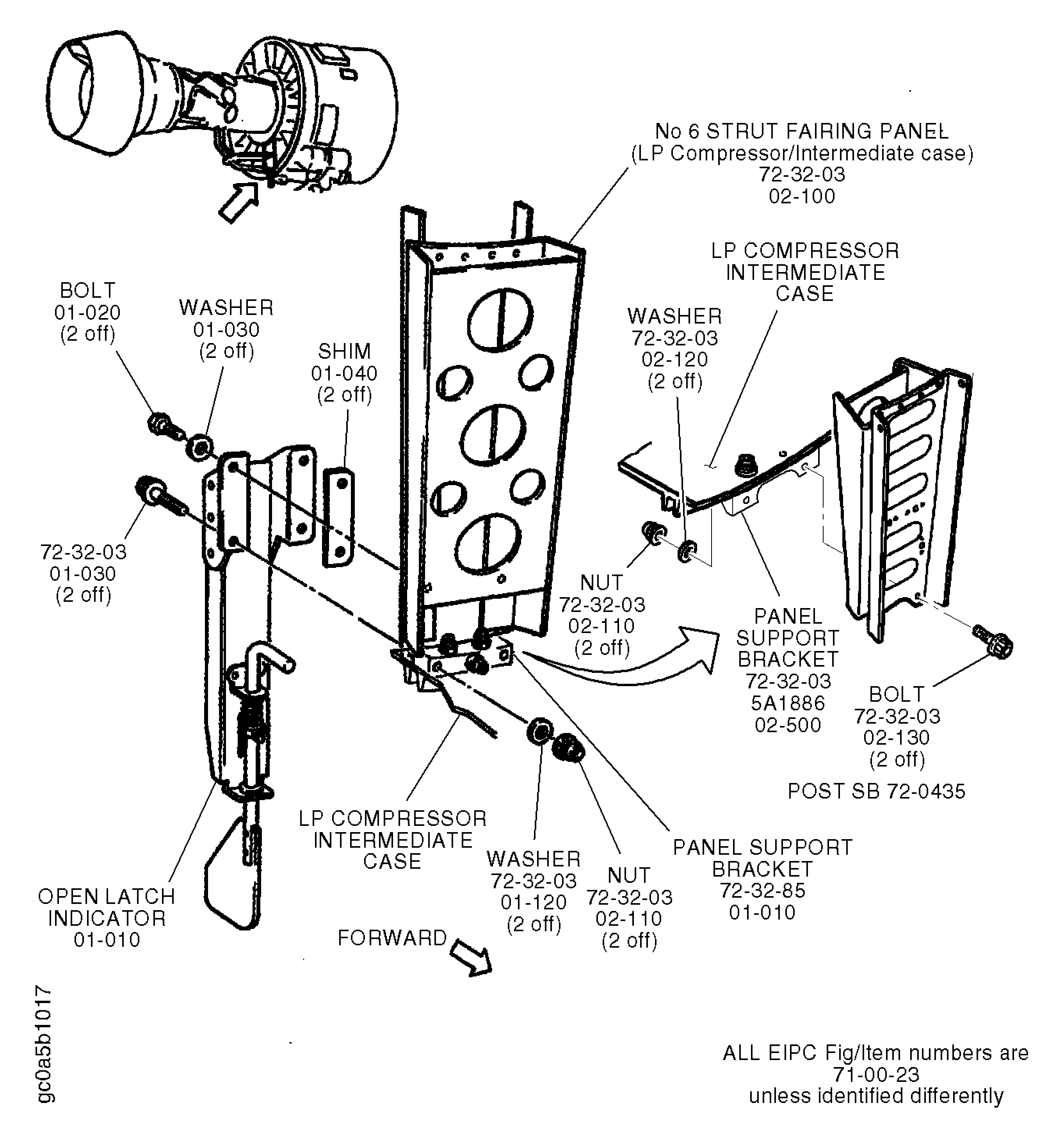 Install the Open Latch Indicator