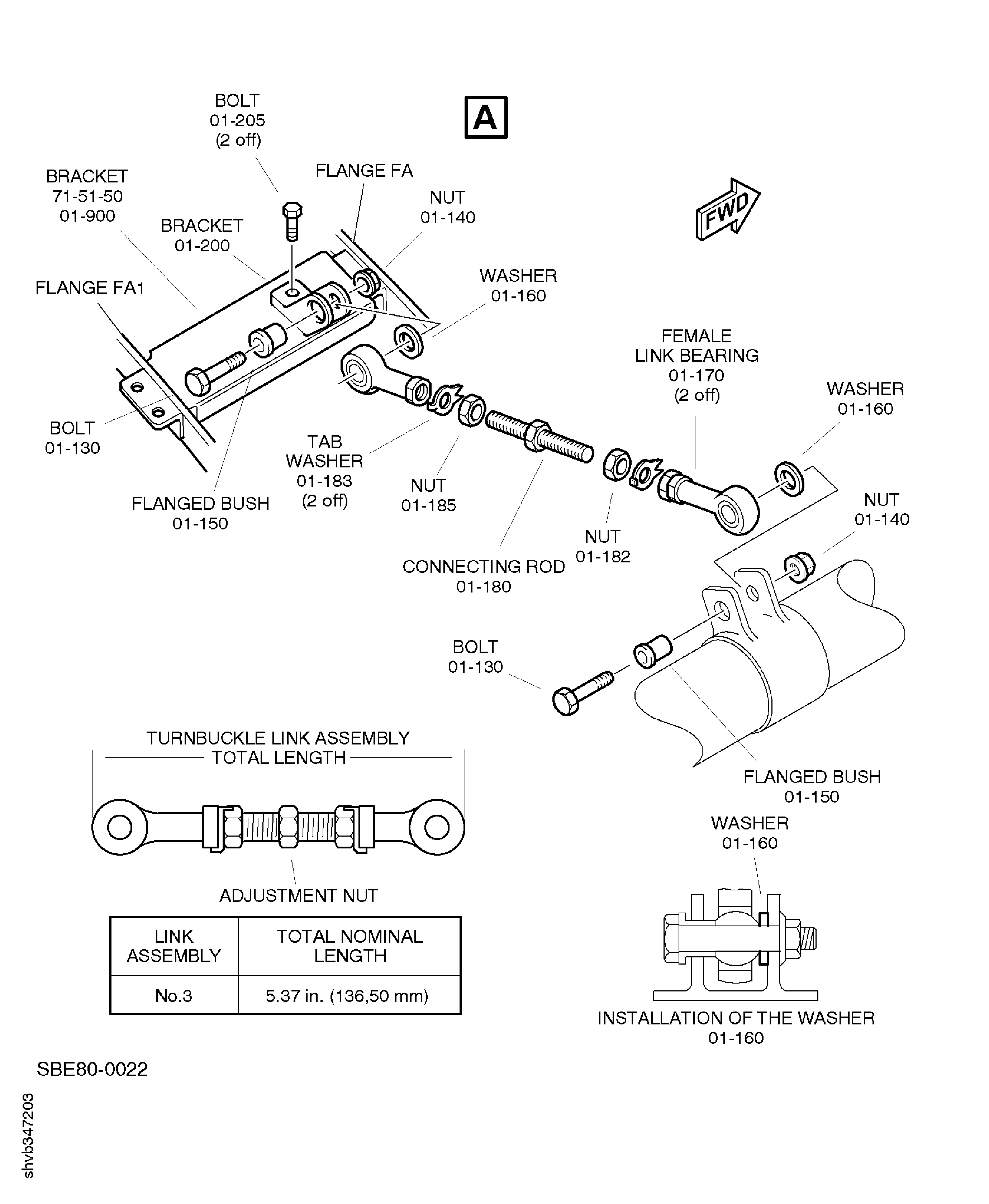 Install the protection cover on the rotating air seal