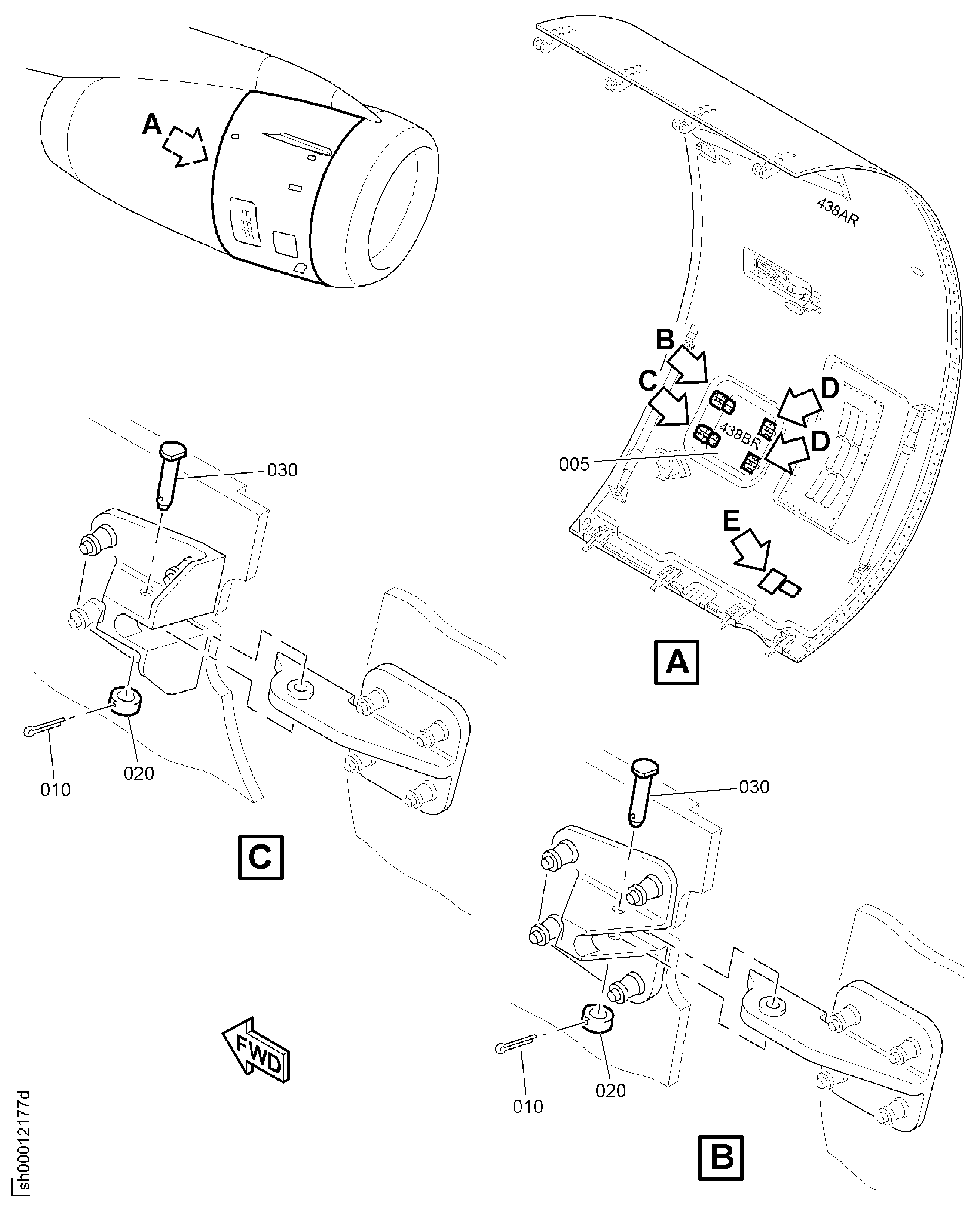 PANELS FAN COWL ACCESS RIGHT