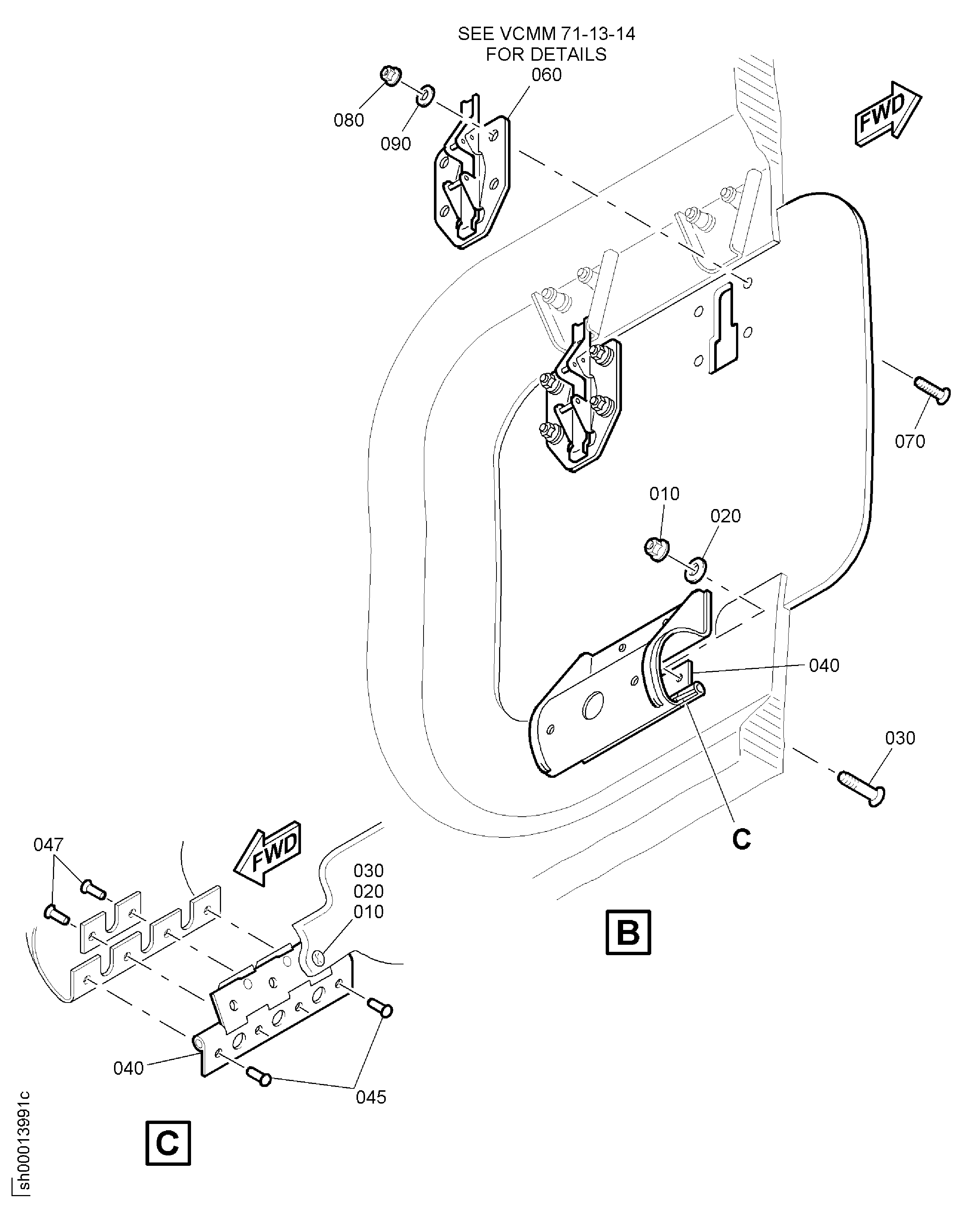 PANELS FAN COWL ACCESS LEFT