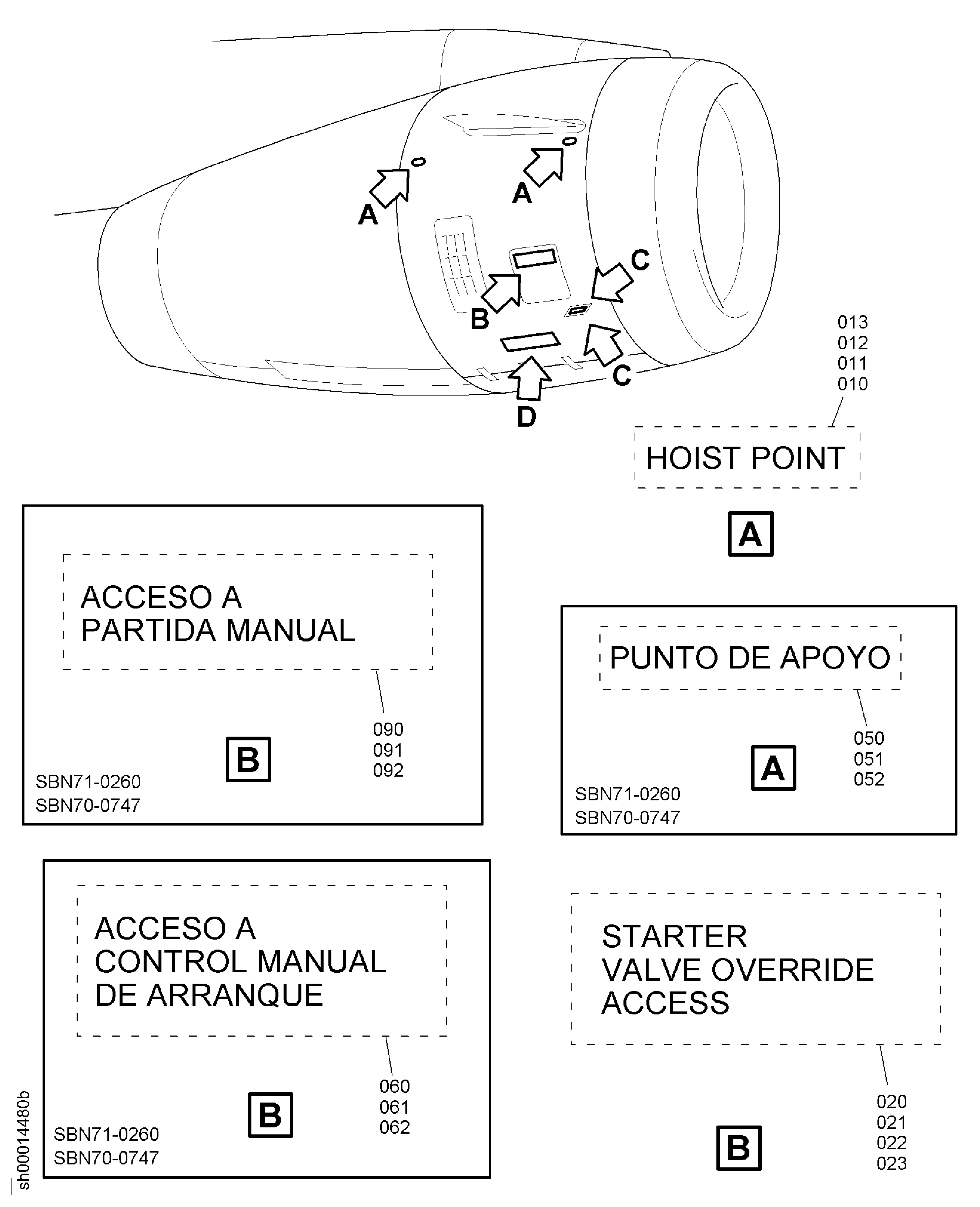 POWER PLANT RIGHT FAN COWL