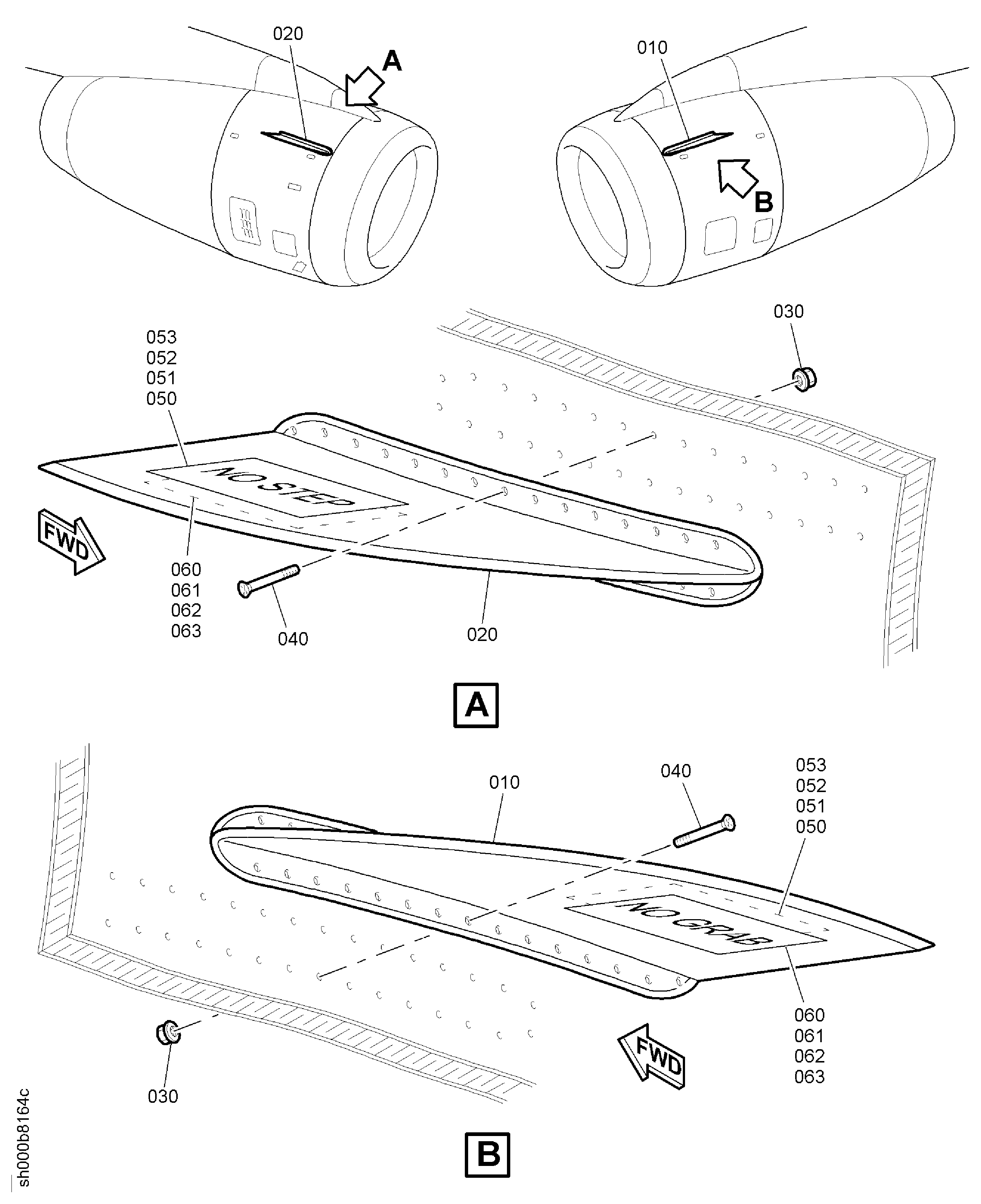 STRAKE INSTL FAN COWL