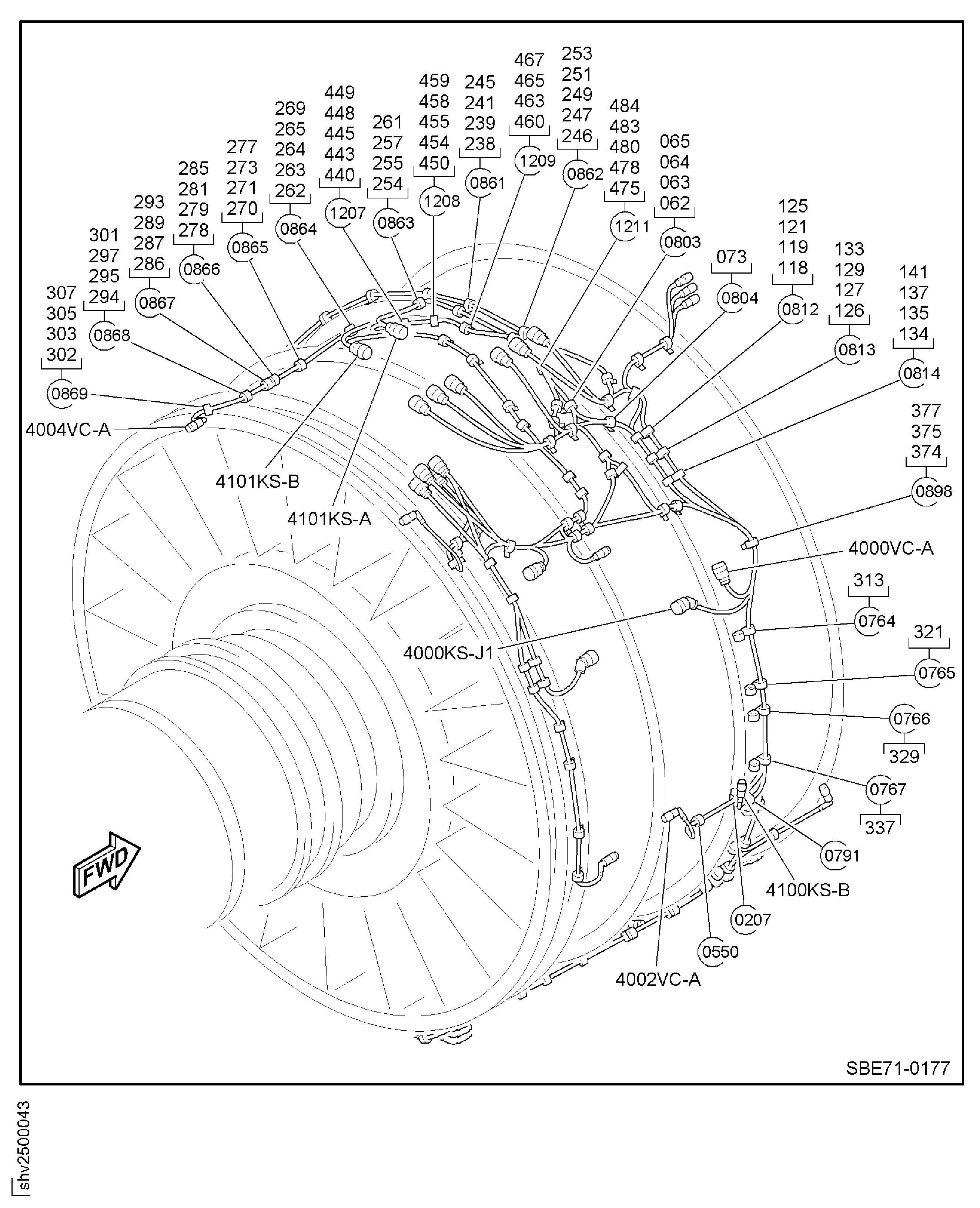 HARNESS EEC AND IGNITION SUPPLY