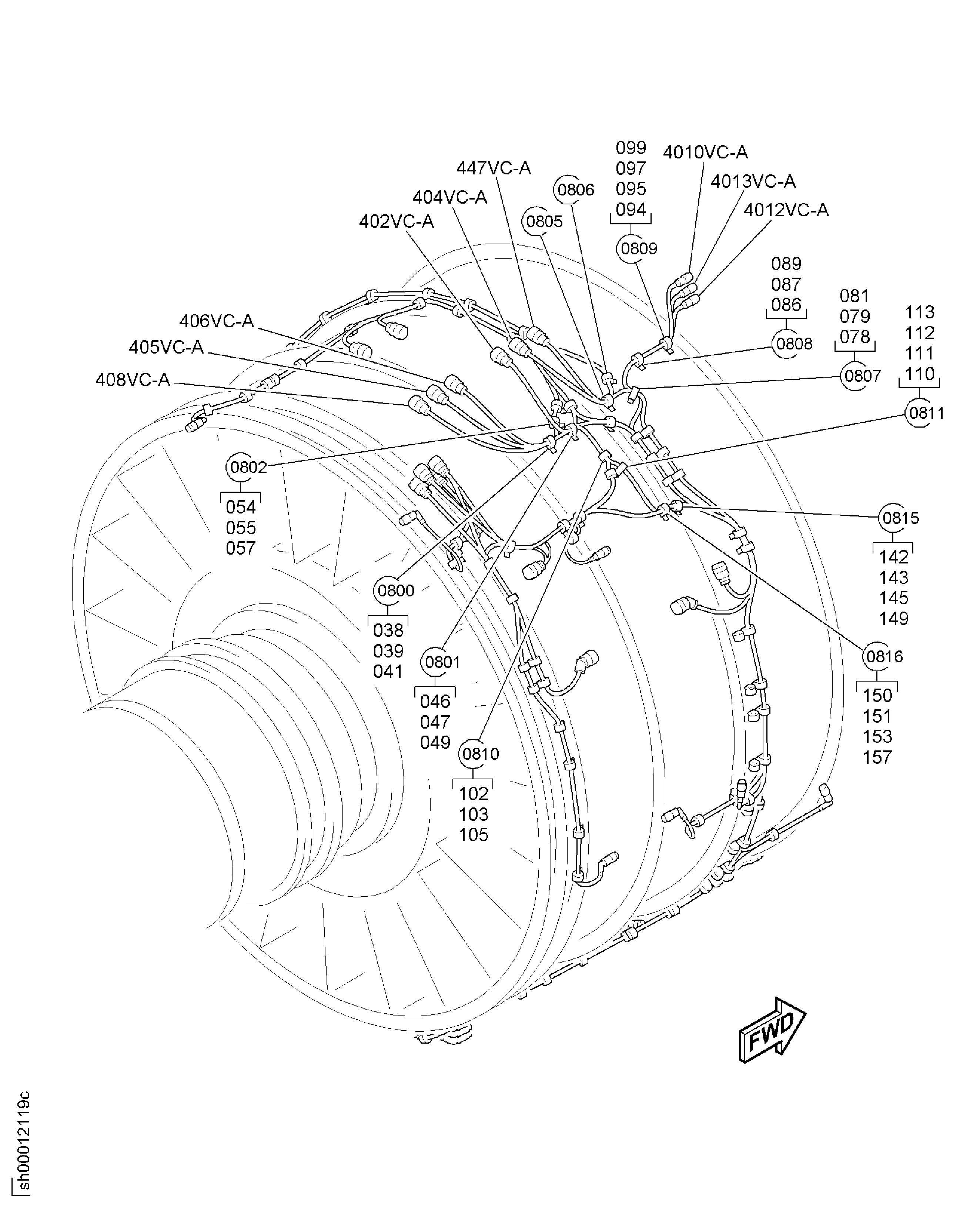 HARNESS EEC AND IGNITION SUPPLY