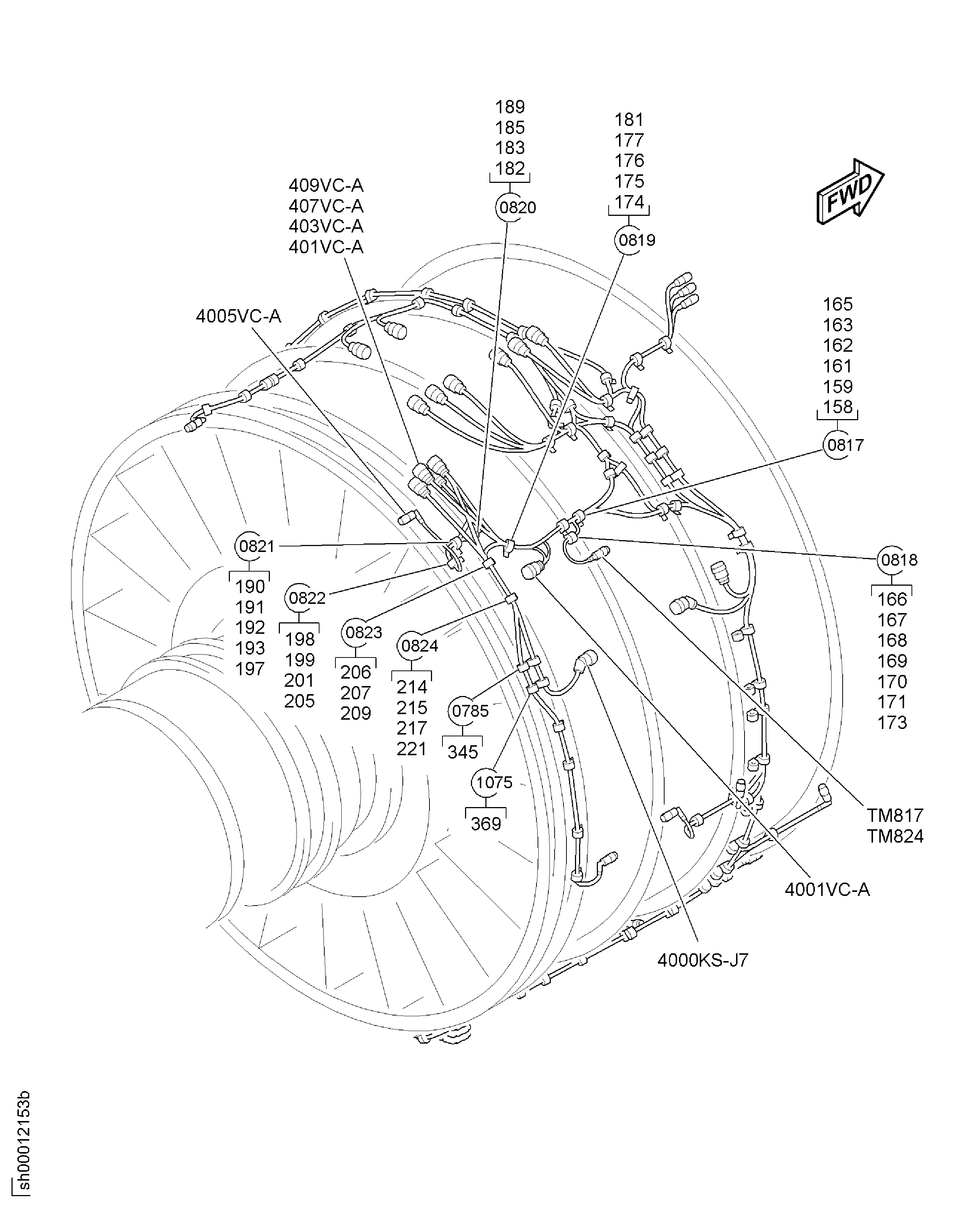 HARNESS EEC AND IGNITION SUPPLY