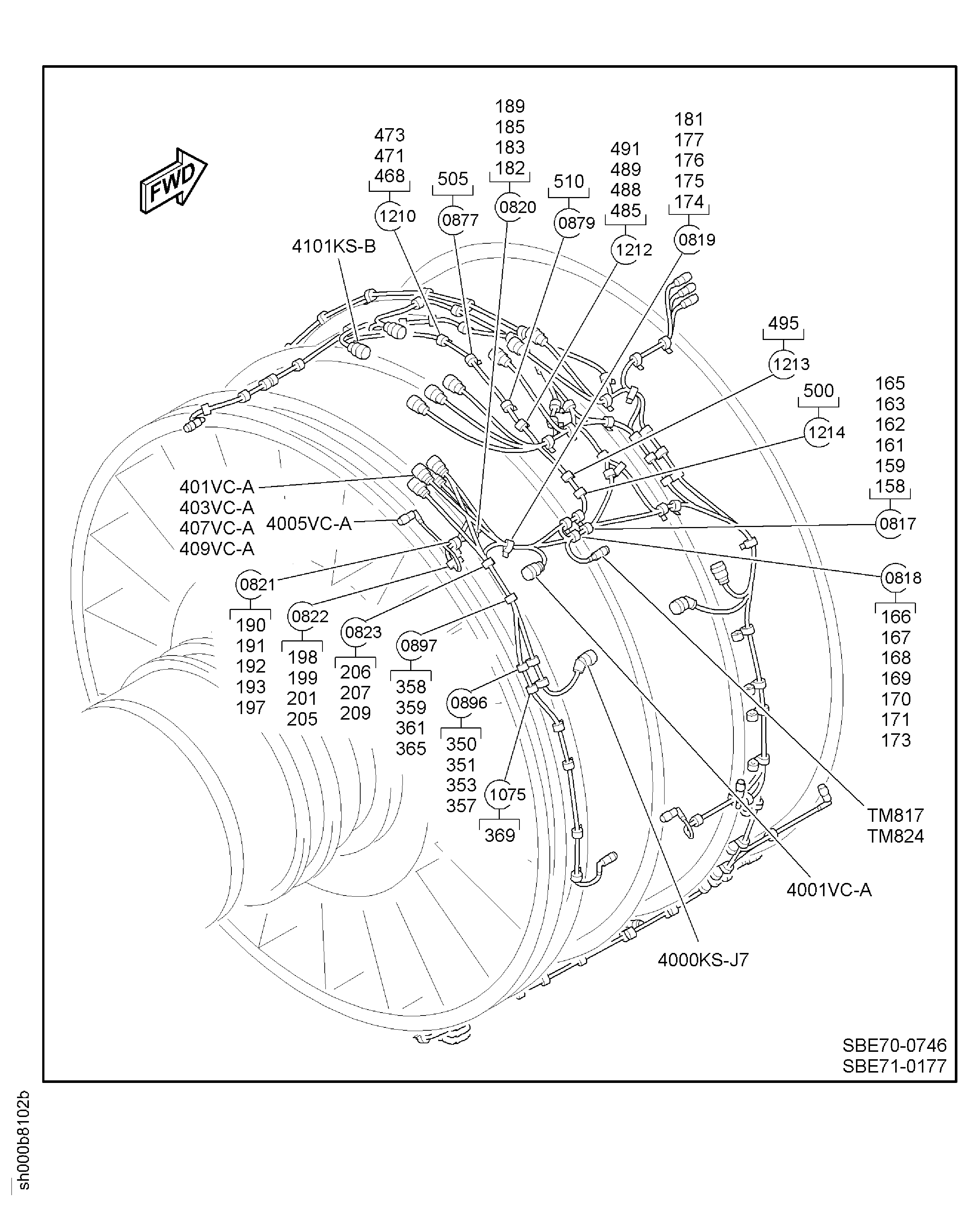 HARNESS EEC AND IGNITION SUPPLY