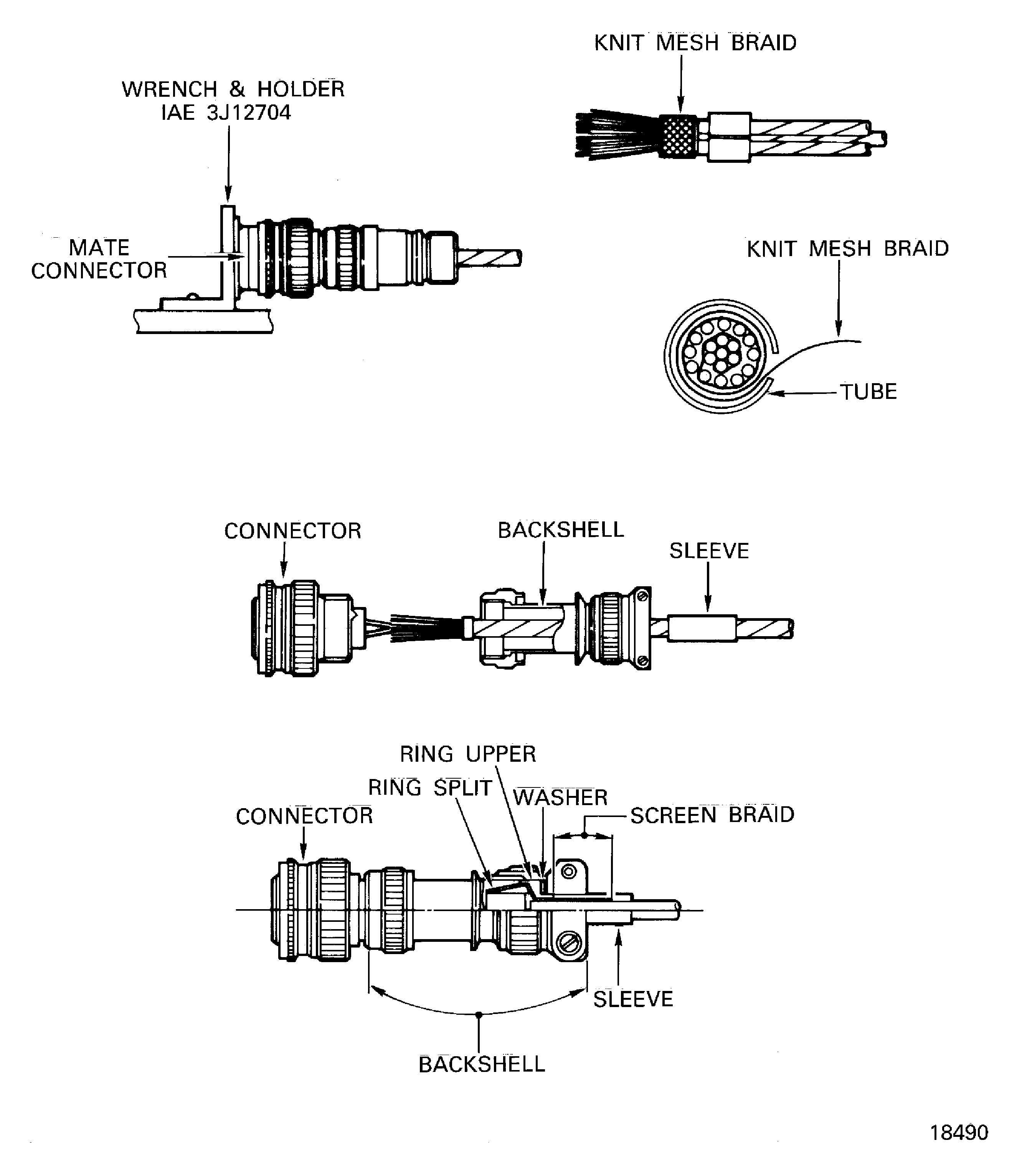 Repair the Fan EEC Harness
