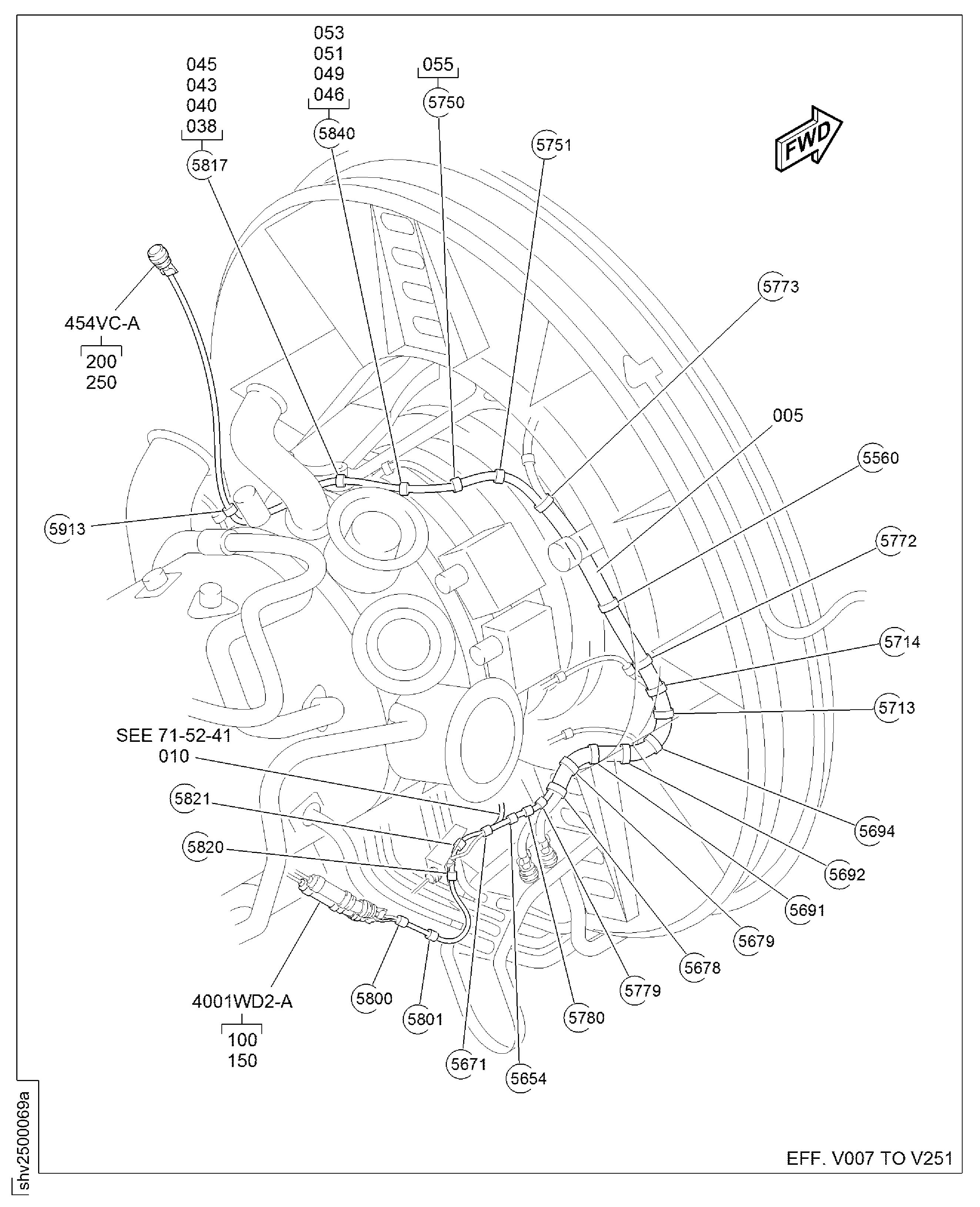 HARNESS FIRE DETECTION (SYS B)