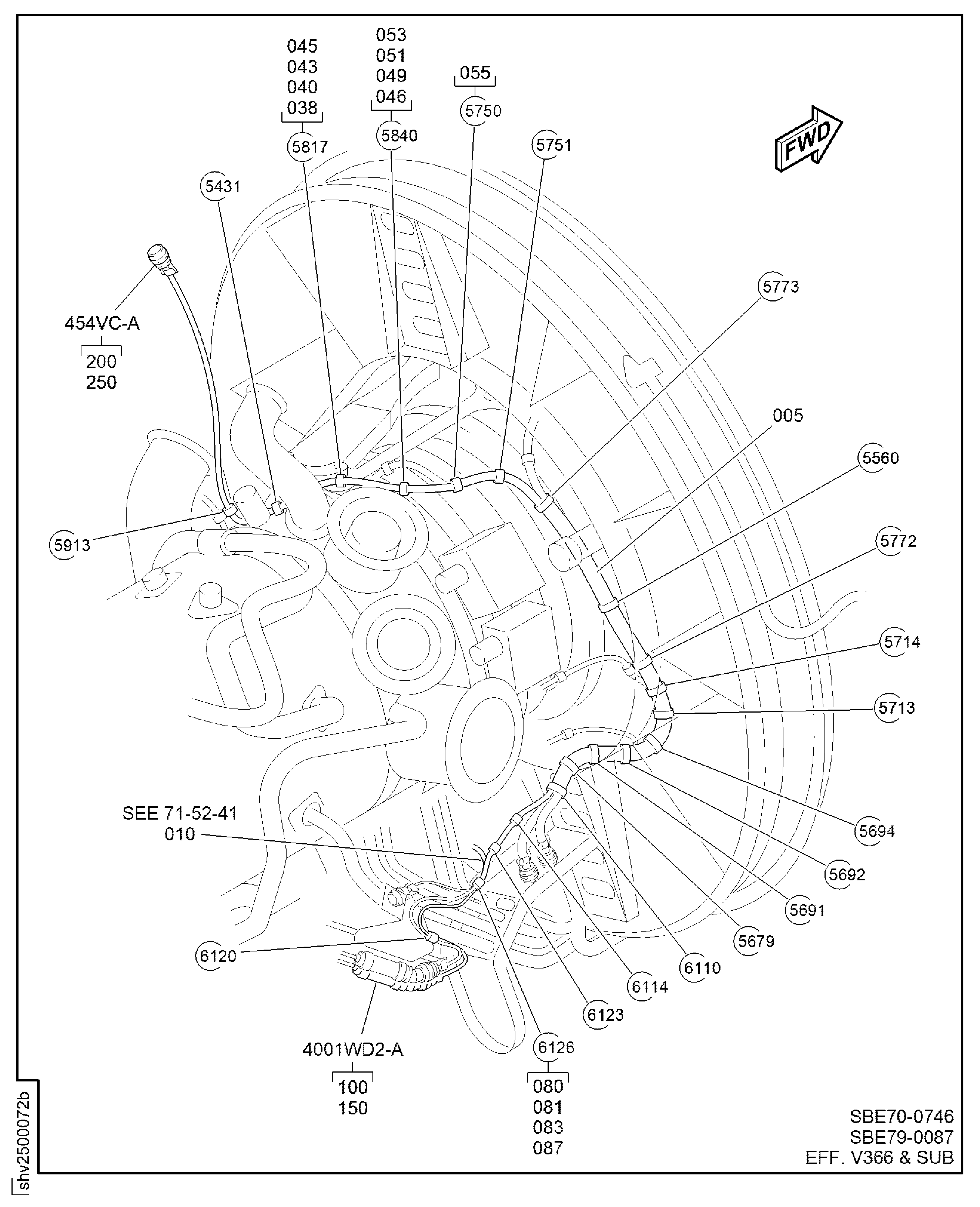 HARNESS FIRE DETECTION (SYS B)
