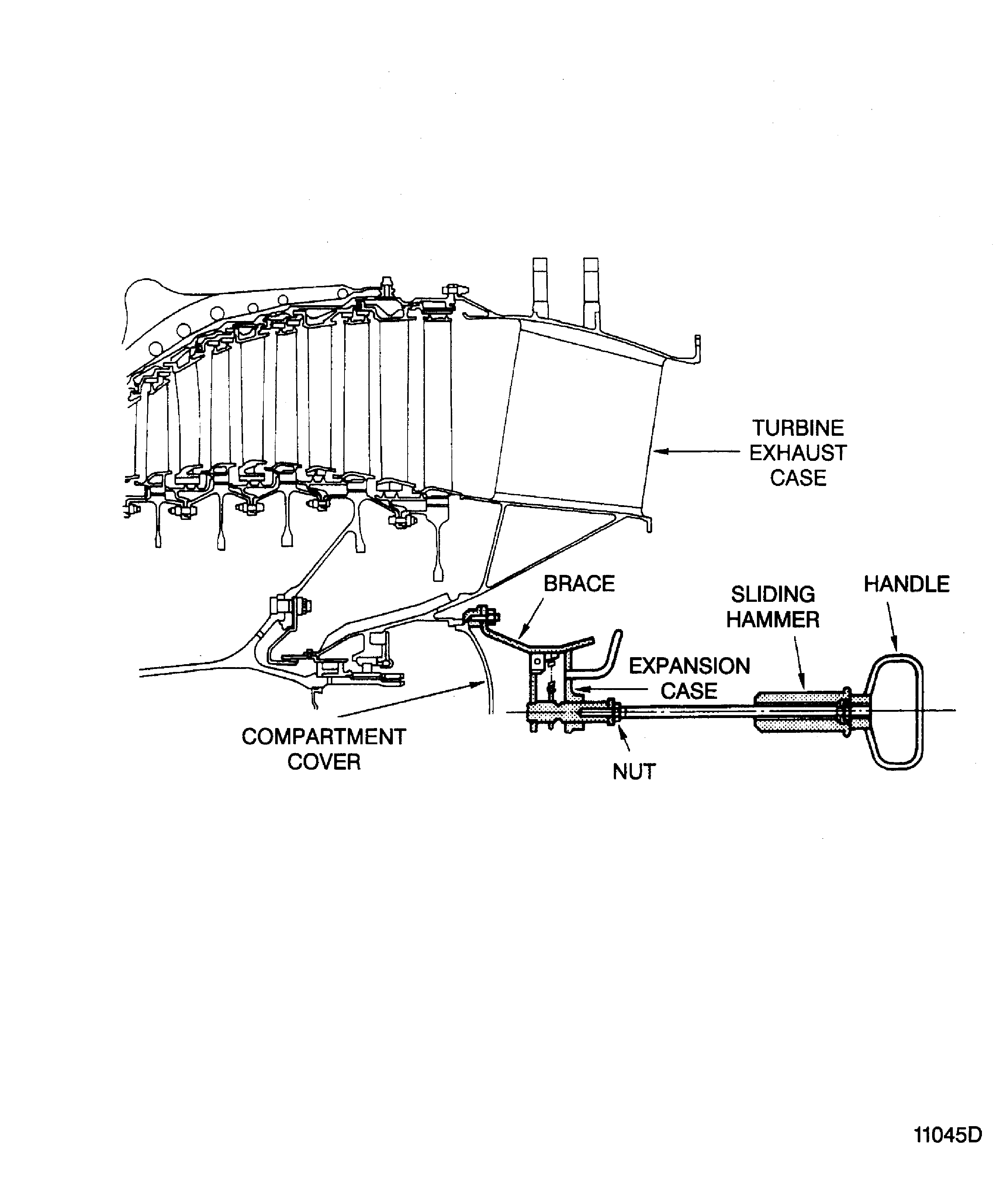 Pre SBE 72-0173: Remove the No.5 Bearing Compartment Cover