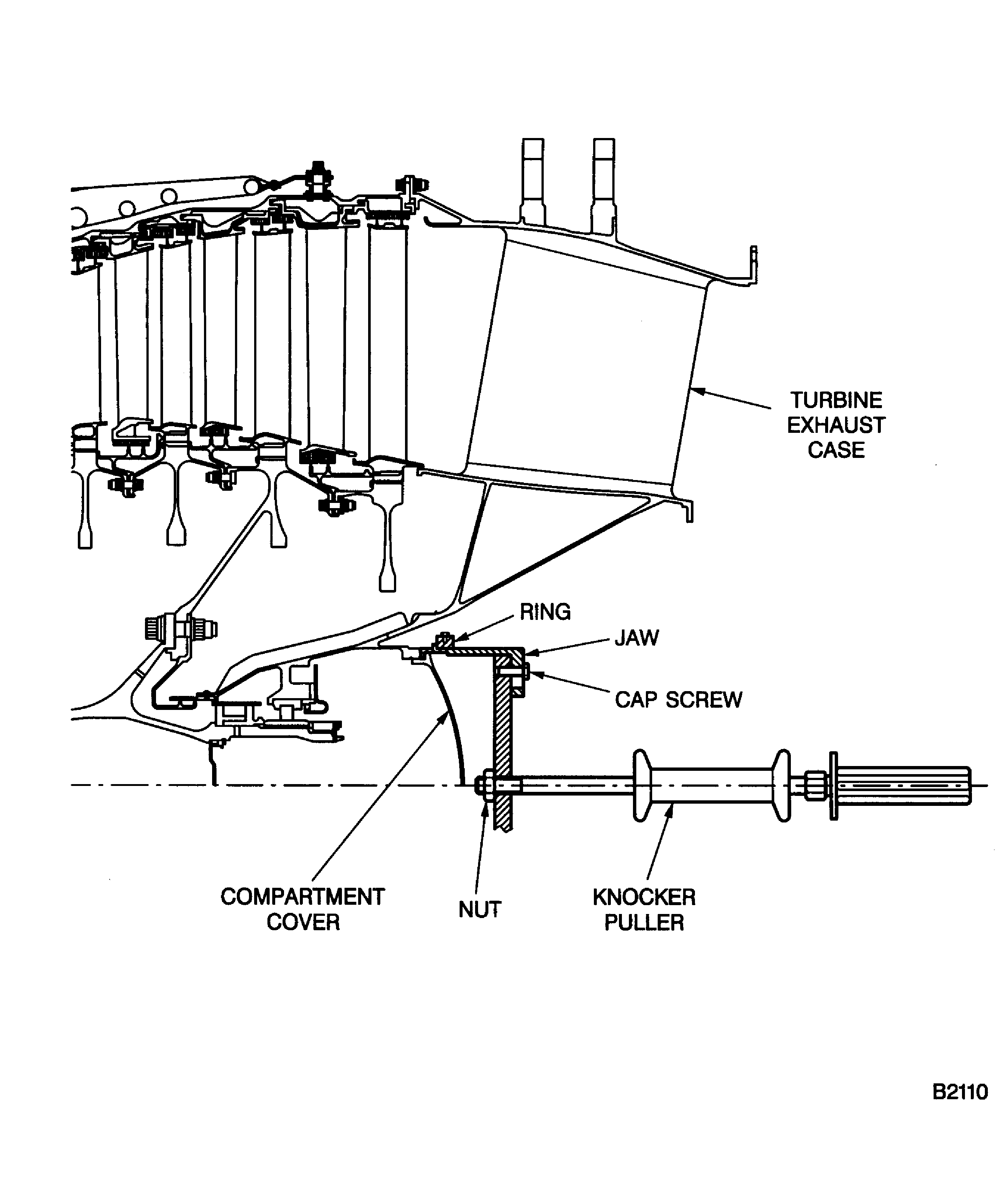 SBE 72-0173: Remove the No.5 Bearing Compartment Cover
