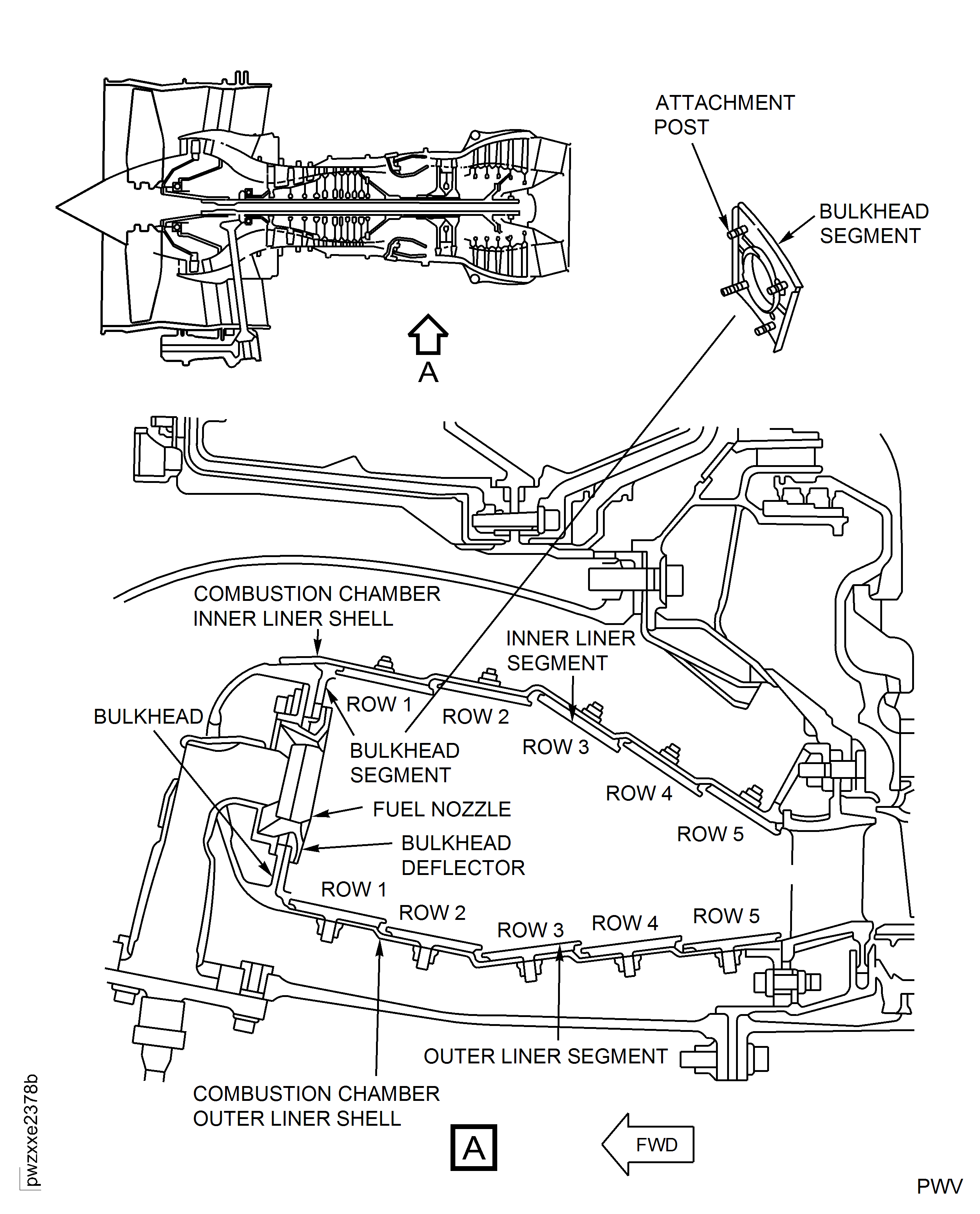 Combustion Chamber Area Names