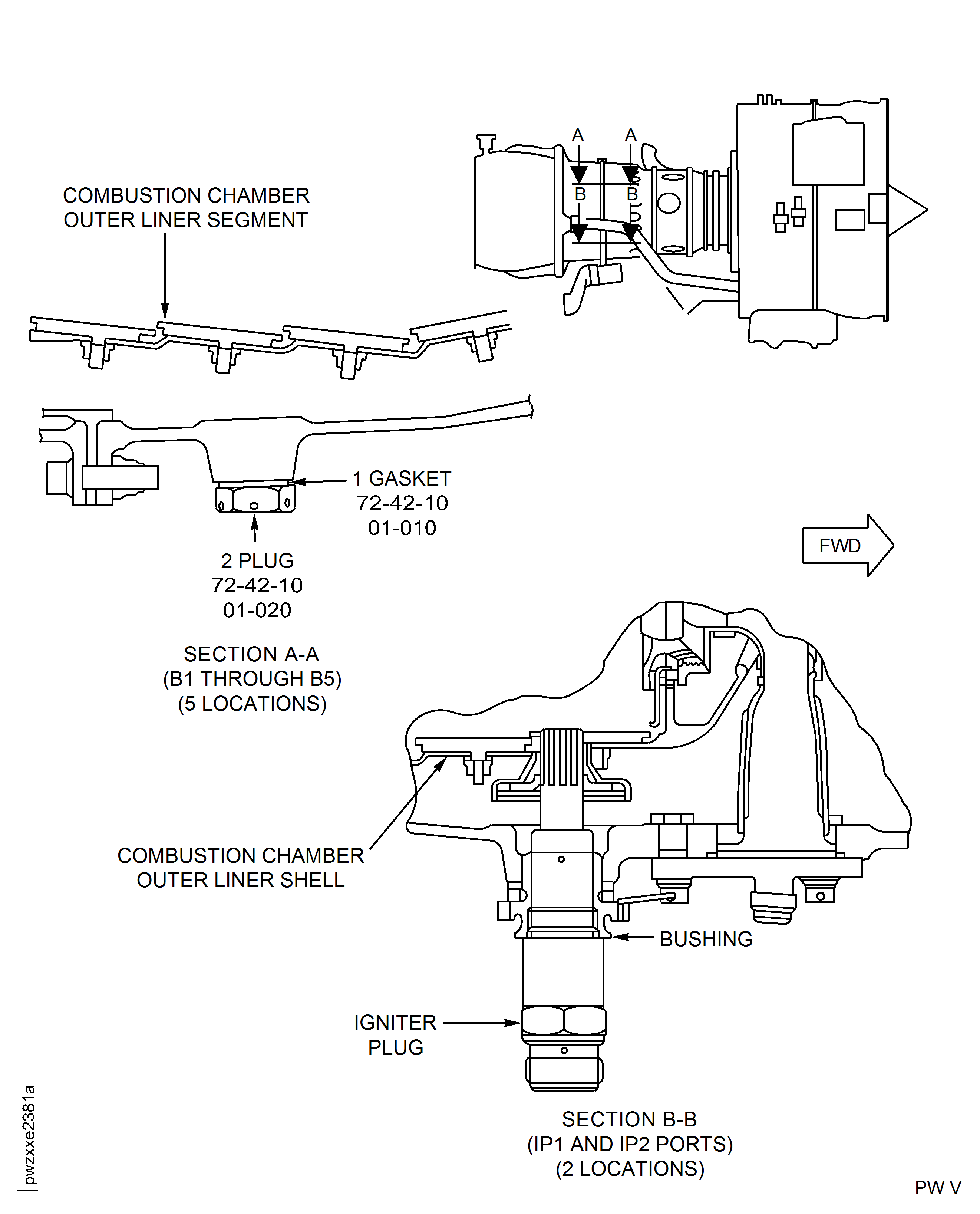 Pre SBE 72-0221: Borescope Parts