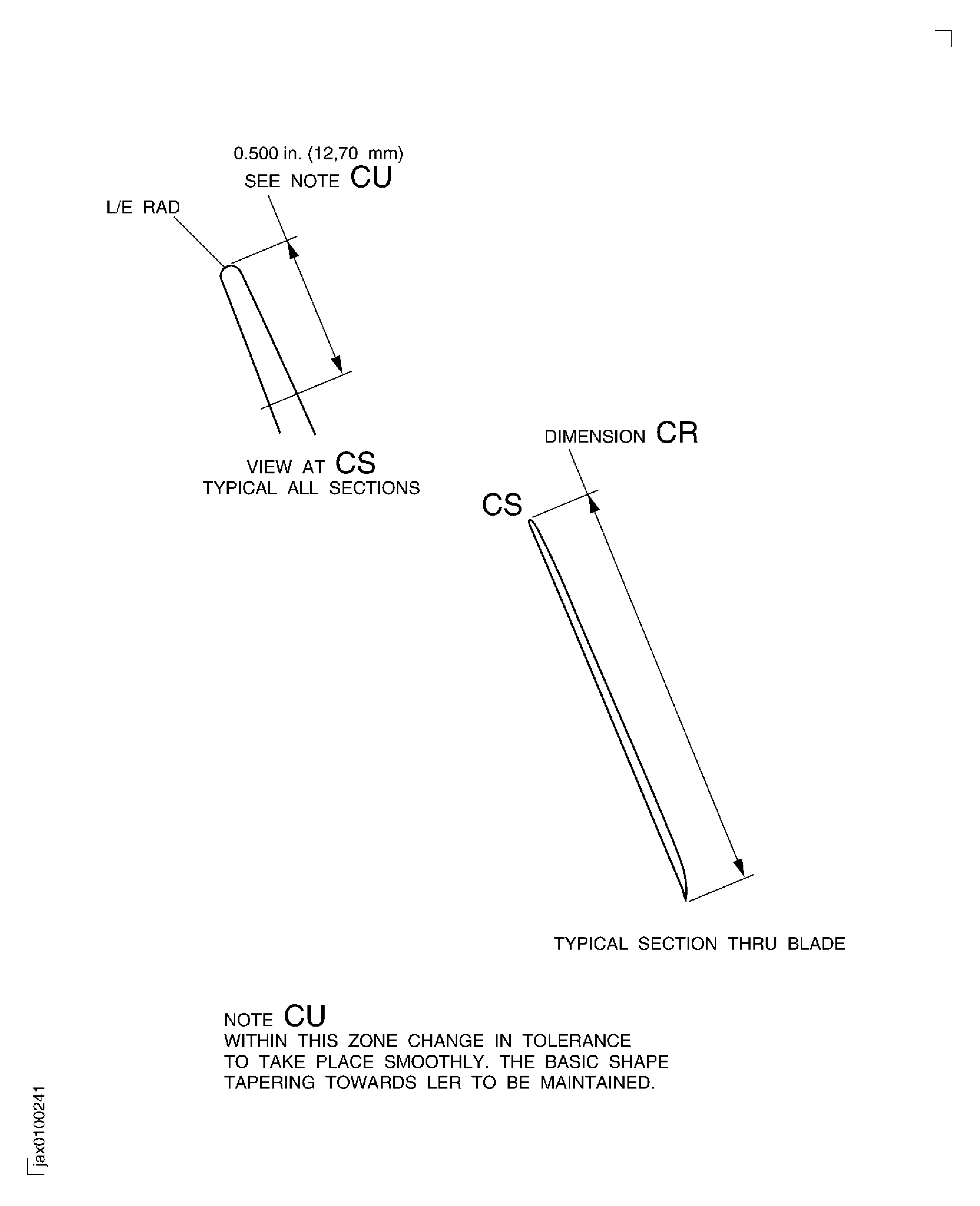 Repair details and dimensions, Assembly A and Assembly B