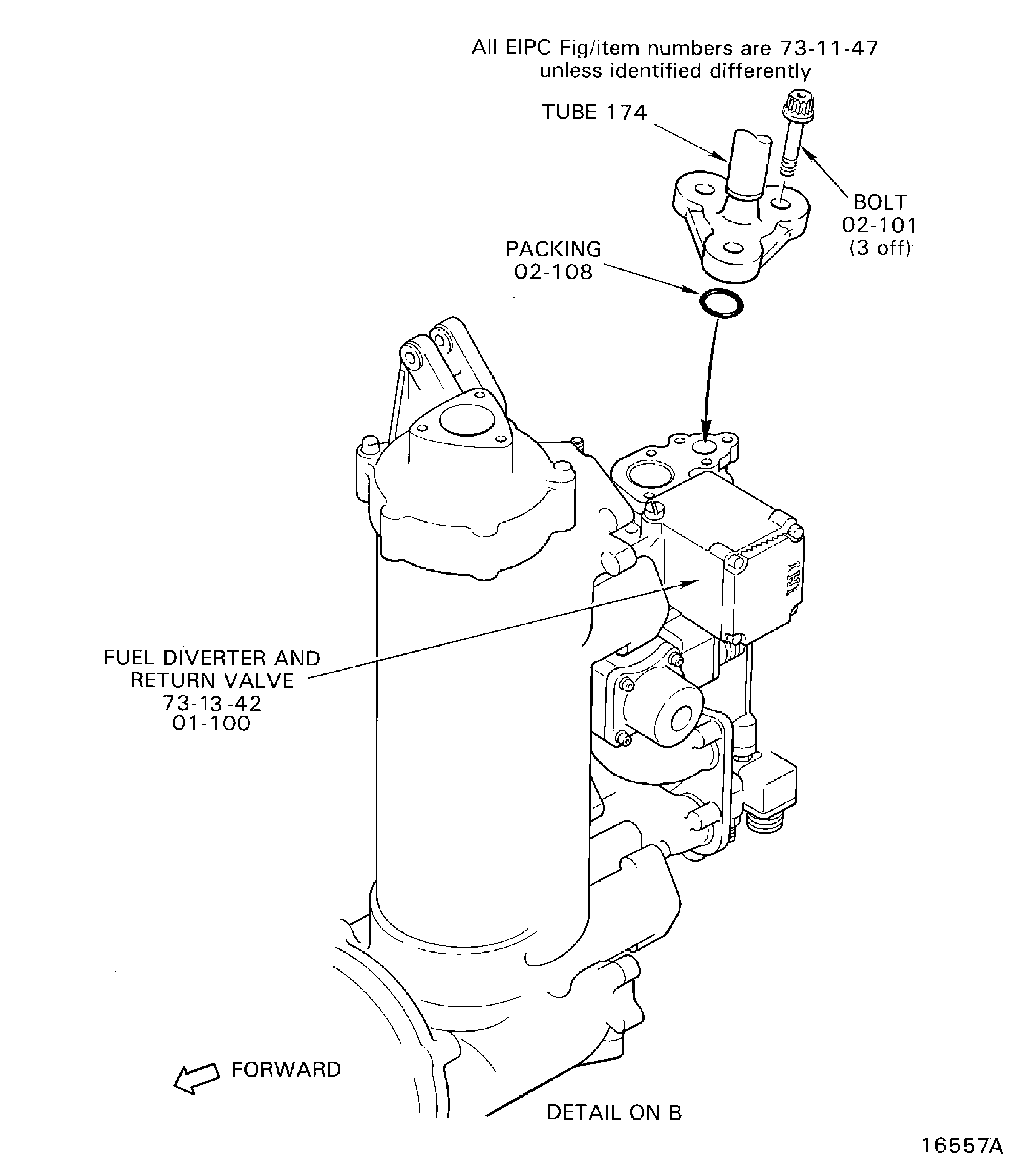 Remove the Tubes 174 to 176 and 110, the Power Plant Fuel Tubes