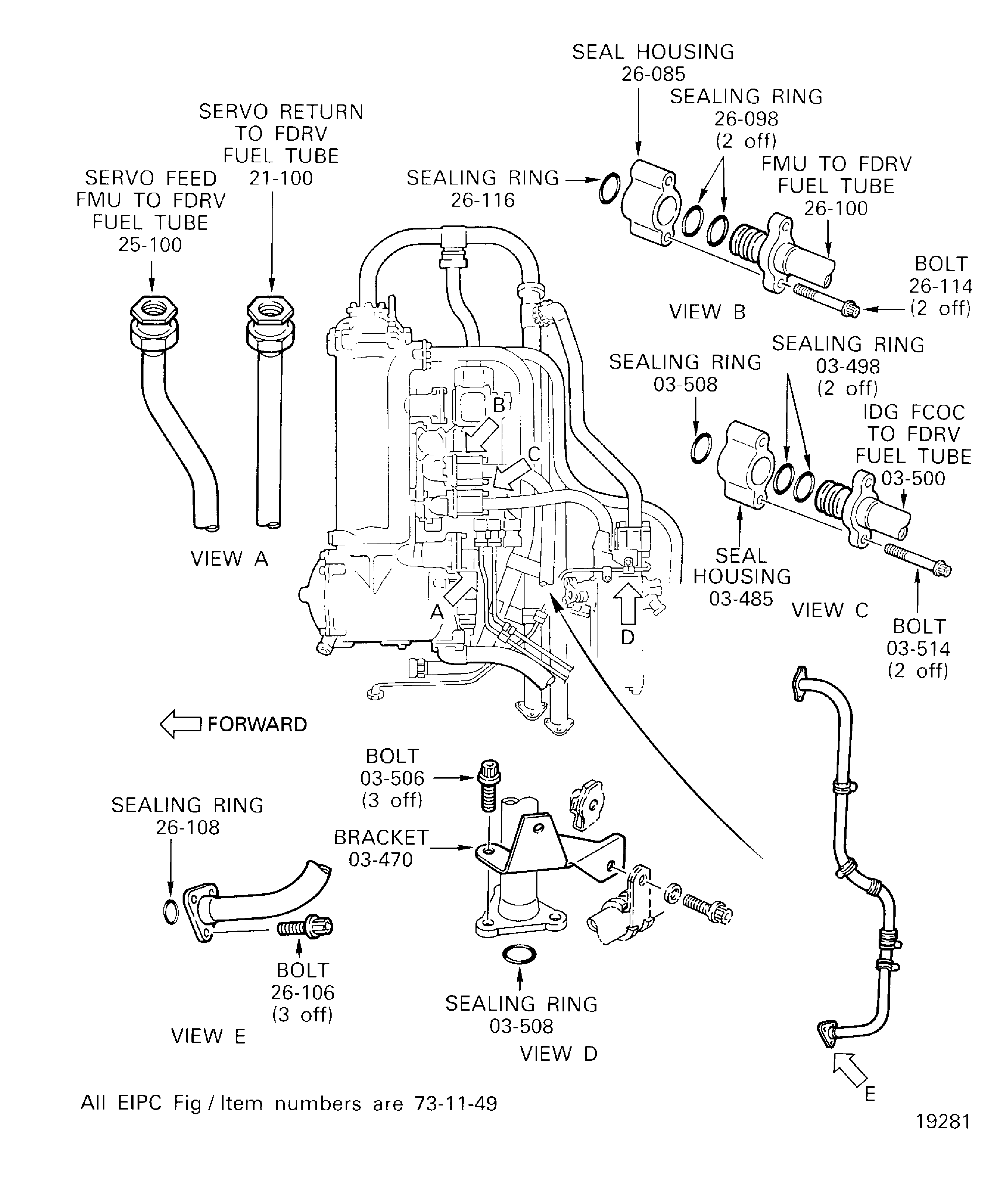 Fuel cooled oil cooler