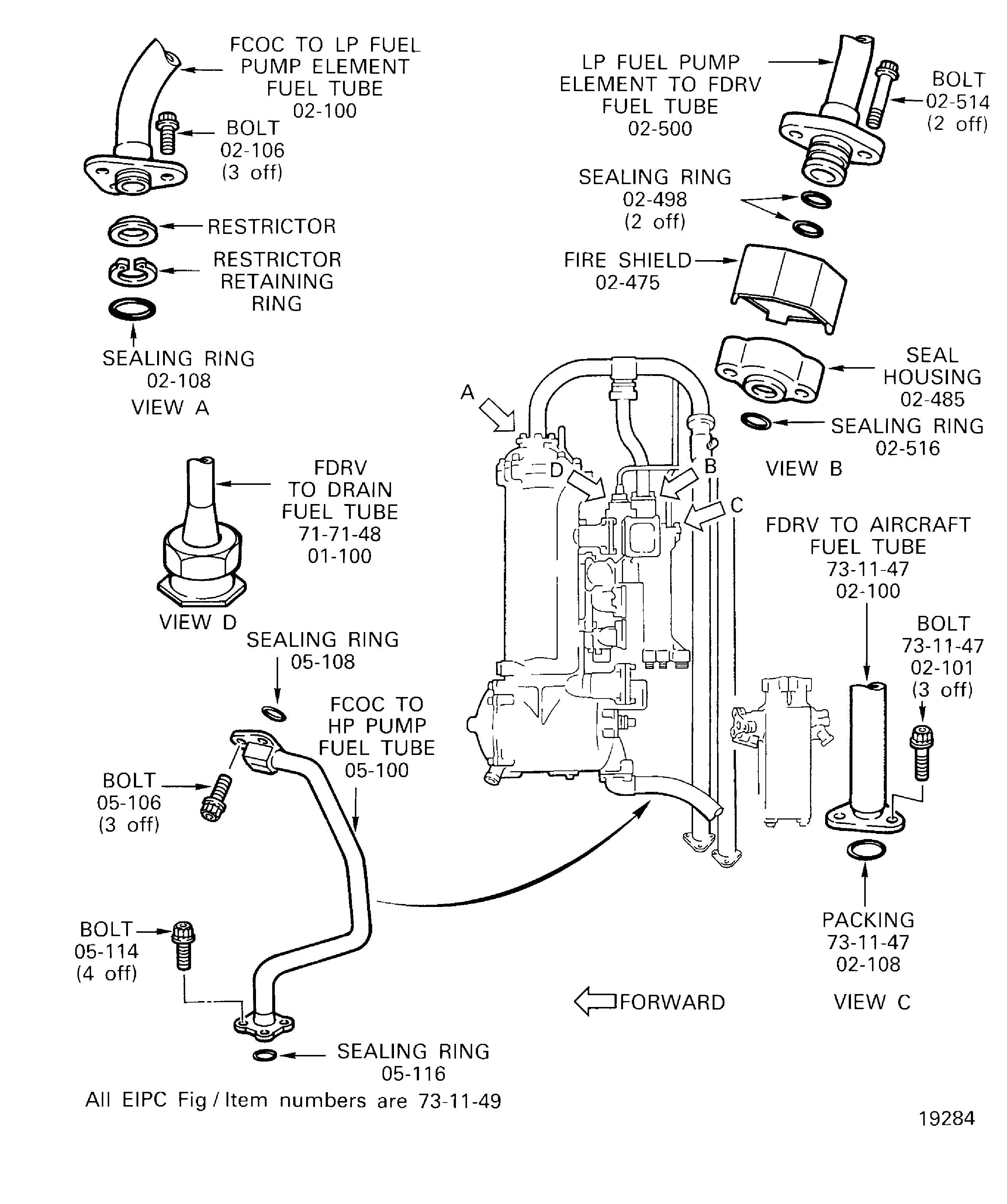 Fuel cooled oil cooler