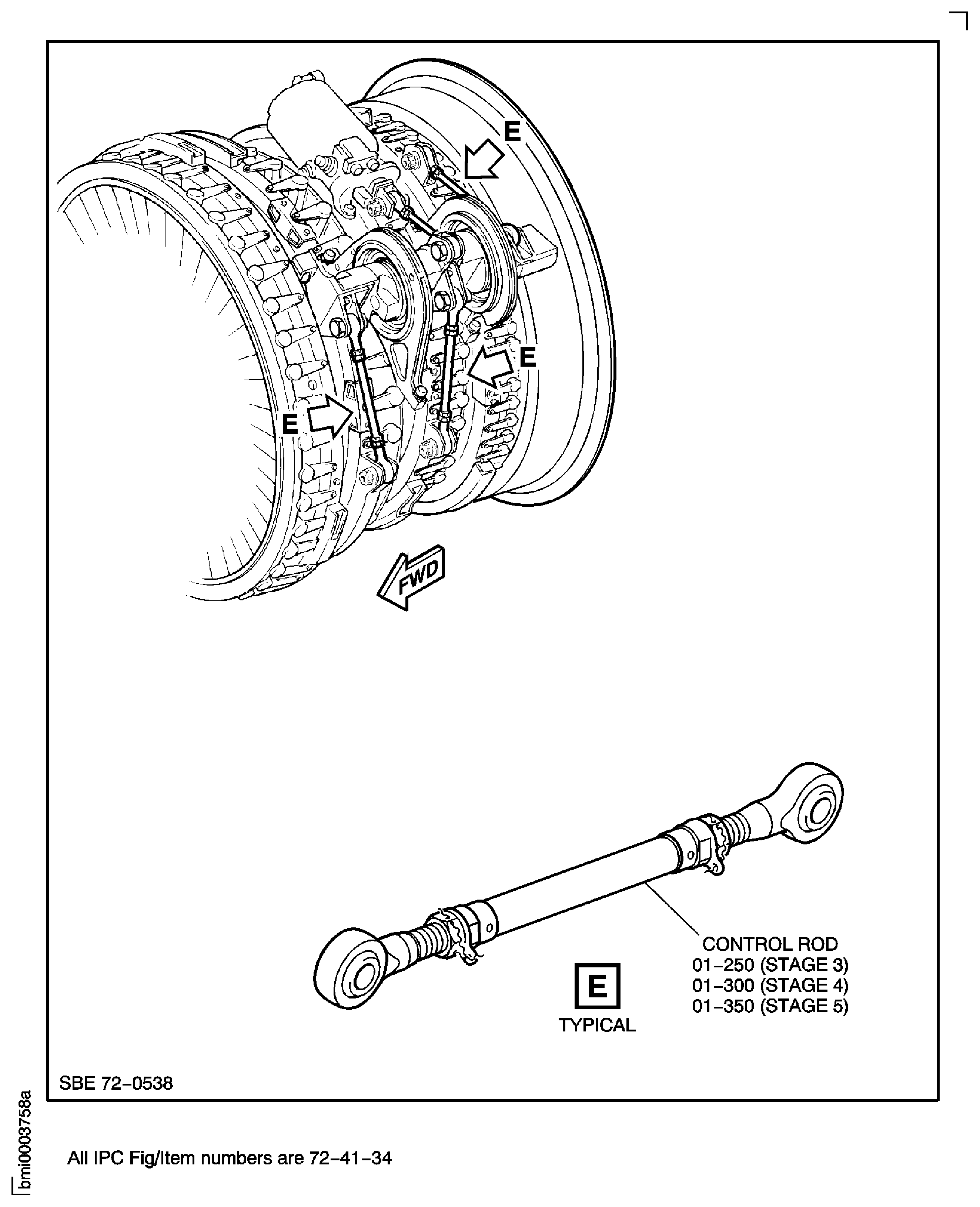 SBE 72-0538: VSV Crankshaft and Unison Rings