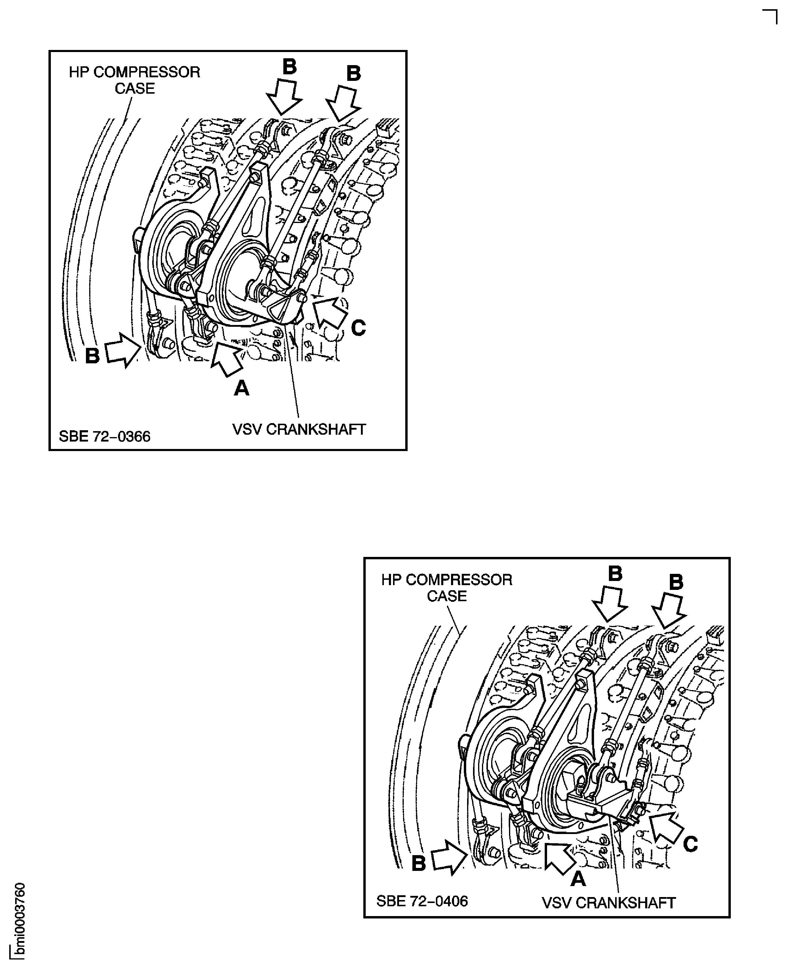 SBE 72-0366 and SBE 72-0406: VSV Crankshaft and Unison Rings
