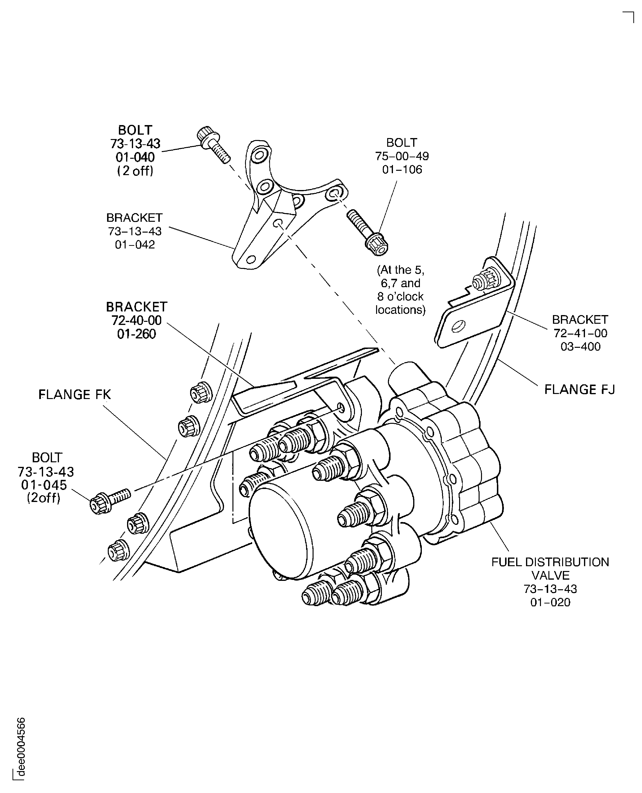 Install the Fuel Distribution Valve
