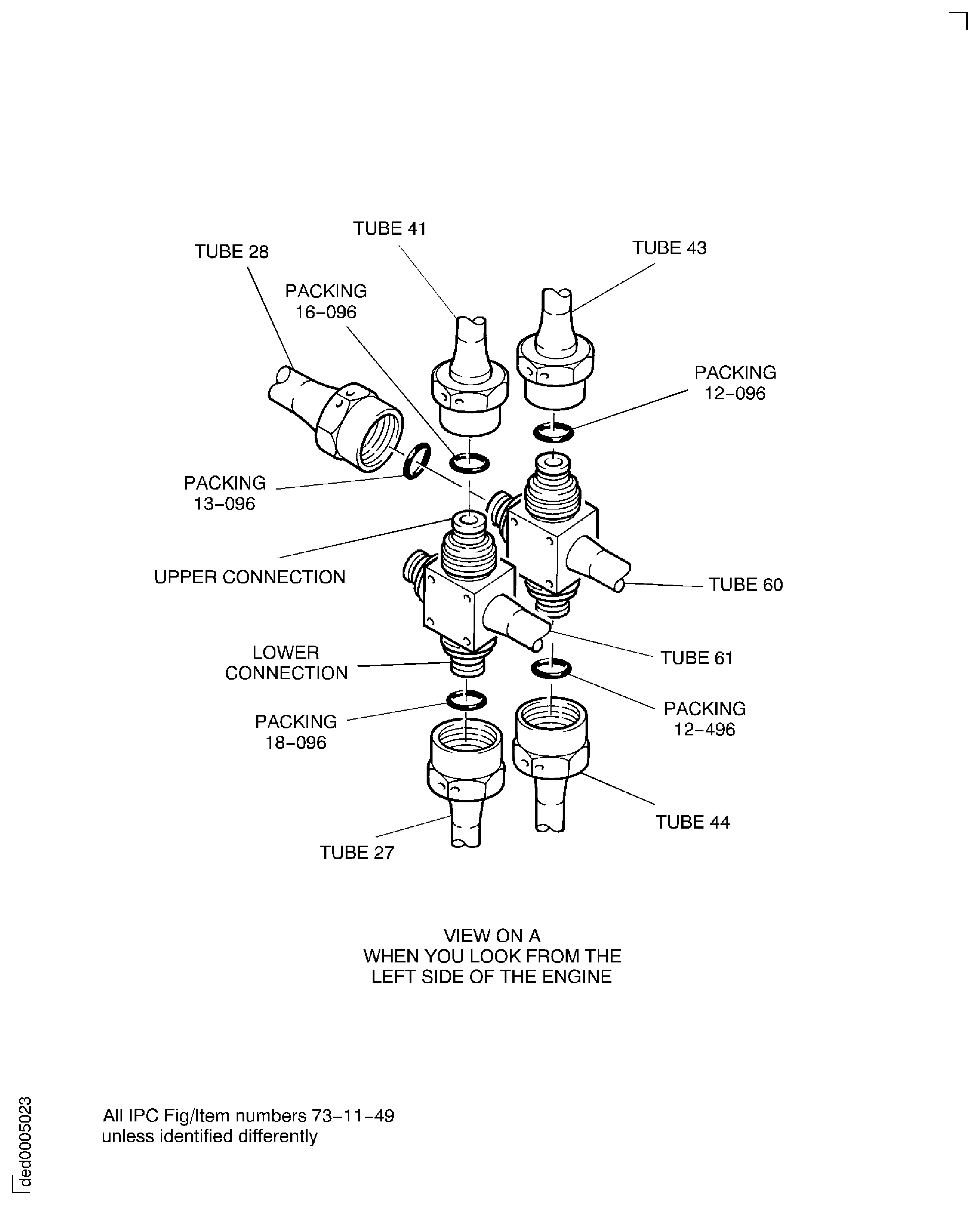 Install the HP Servo Fuel Tubes