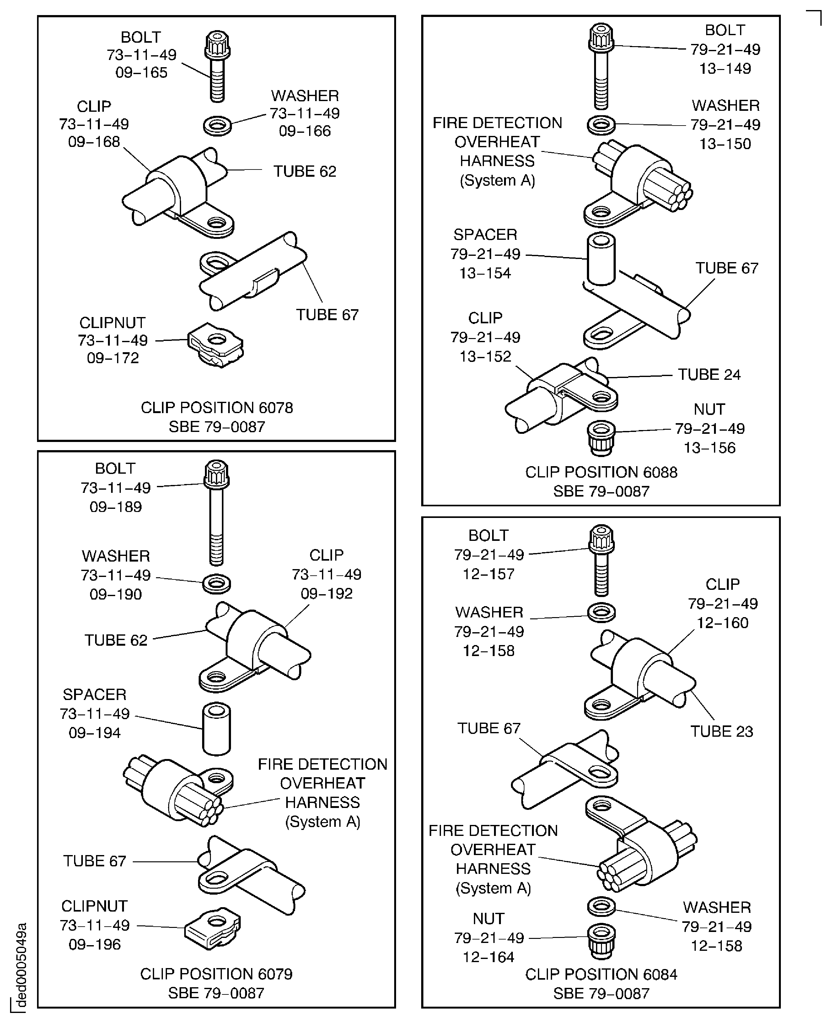 Install Tube 46, the HP Servo Fuel Tube and Tubes 66 and 67, the P2.5 Air Tubes