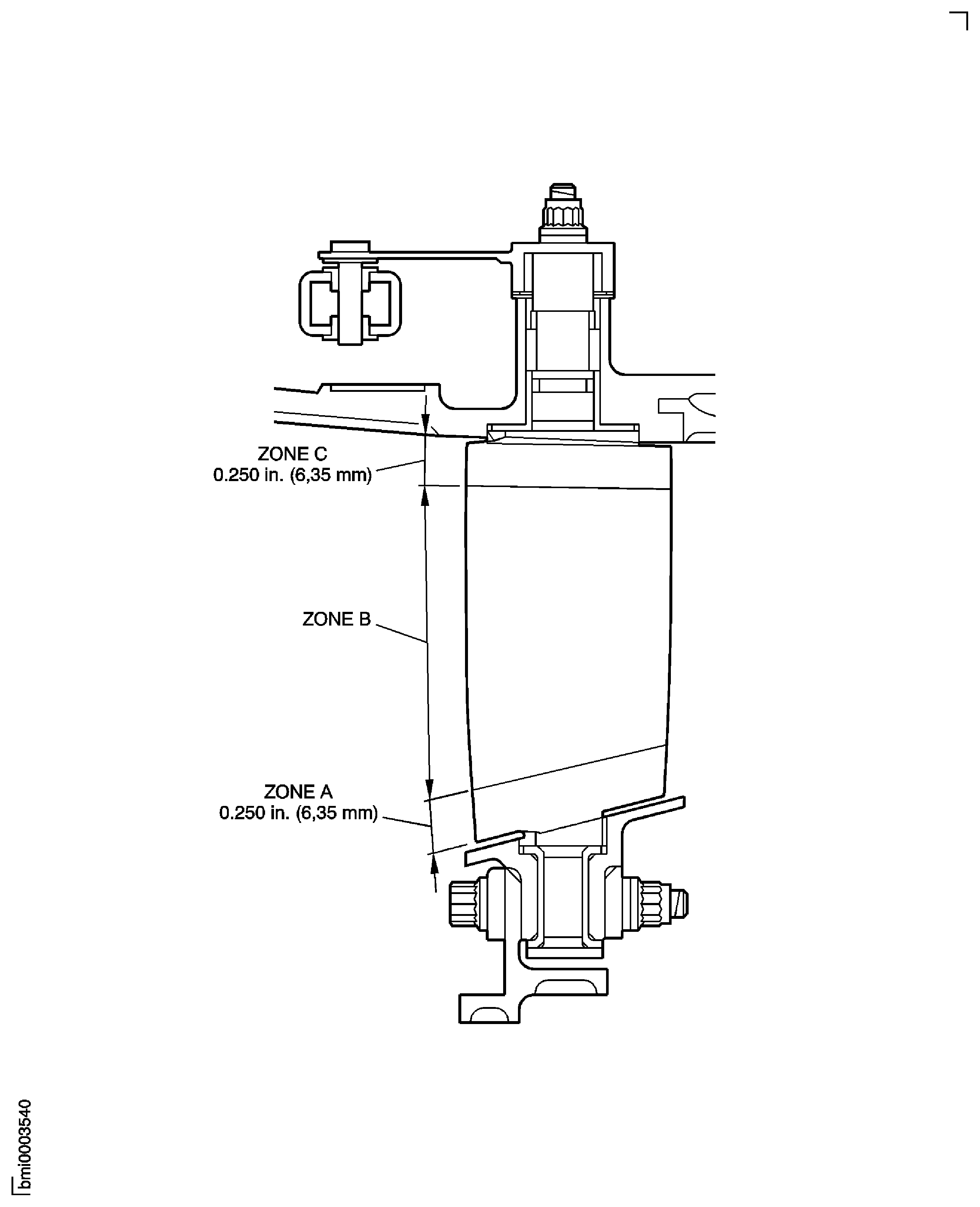 Stage 3 to 5 Variable Stator Vane Zone