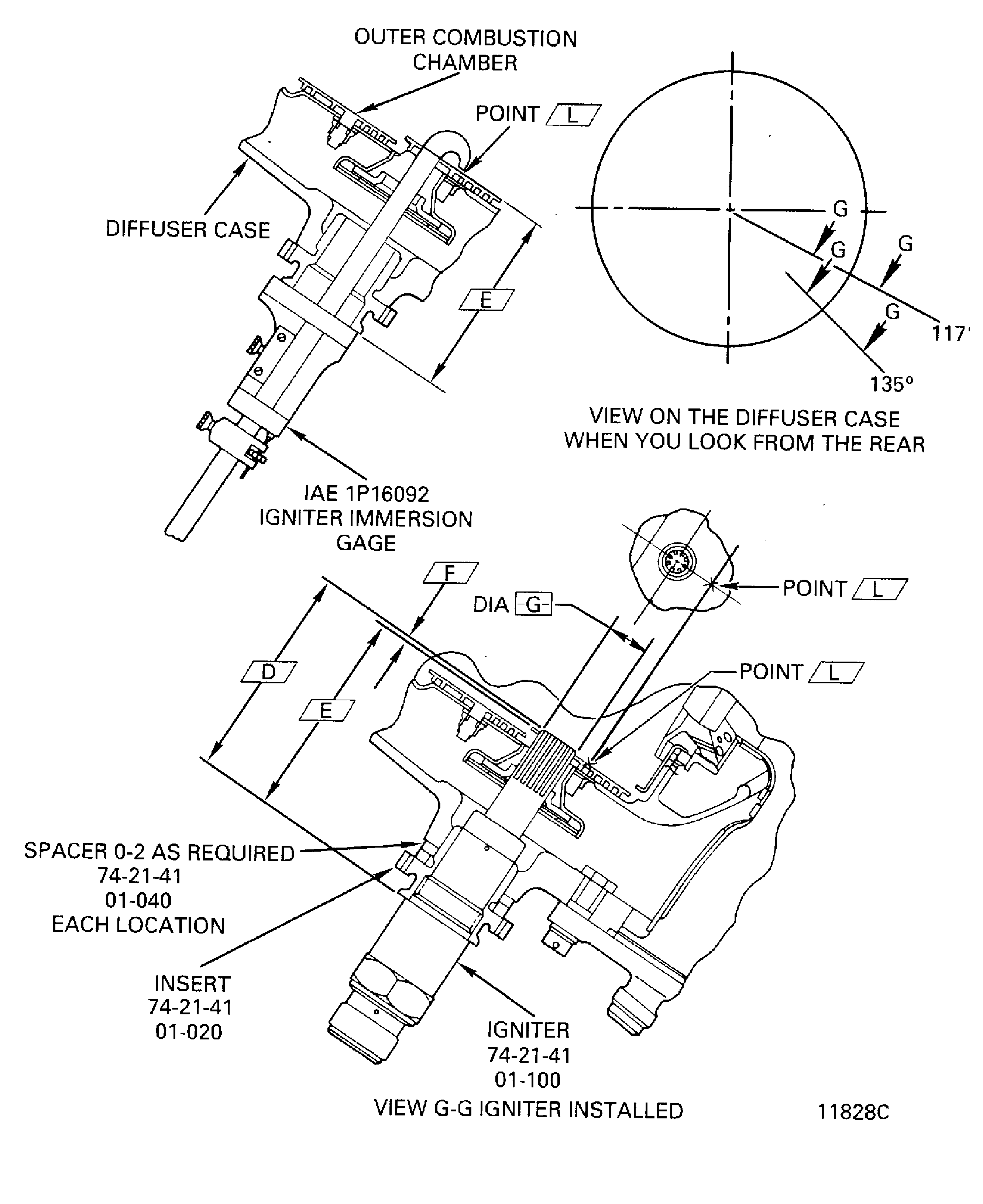 Install the igniter plugs