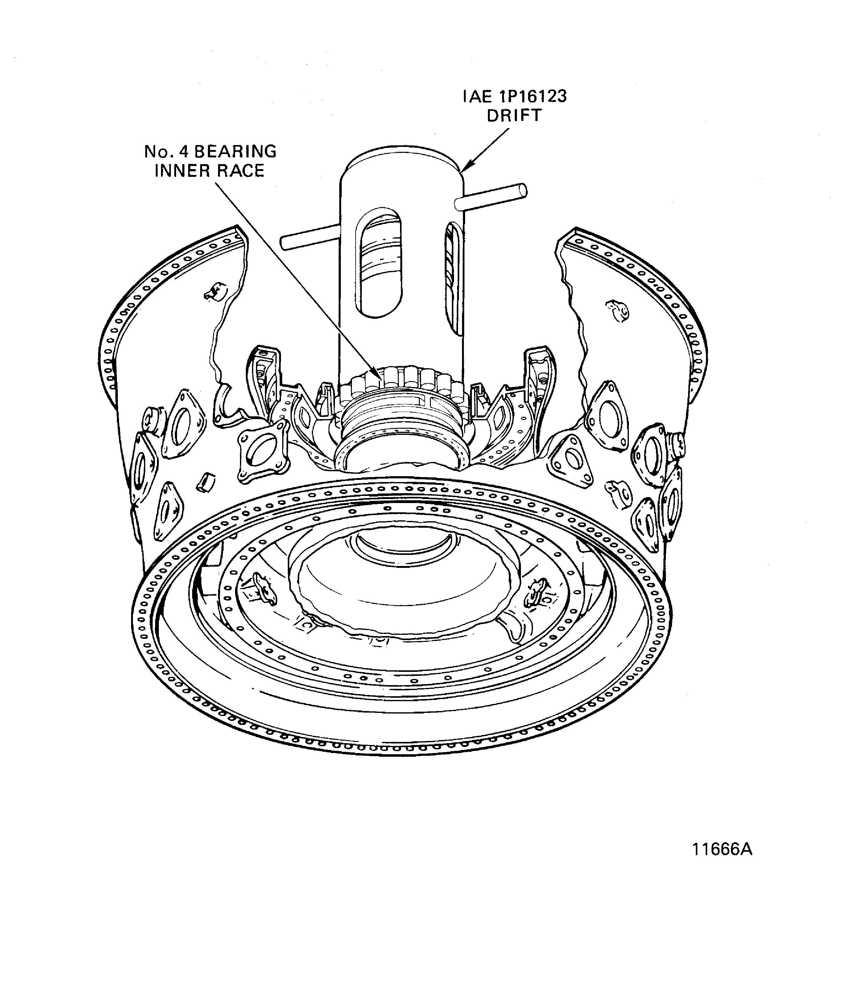 Install the No.4 Bearing Inner Race