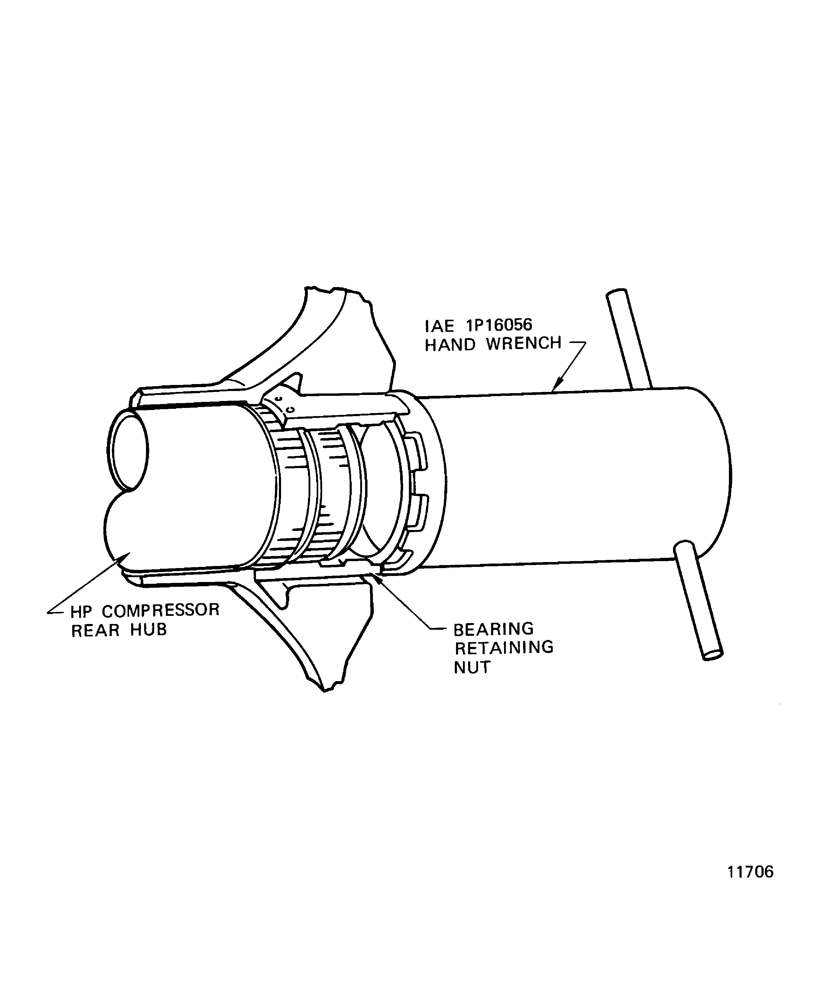 Remove the Bearing Retaining Nut