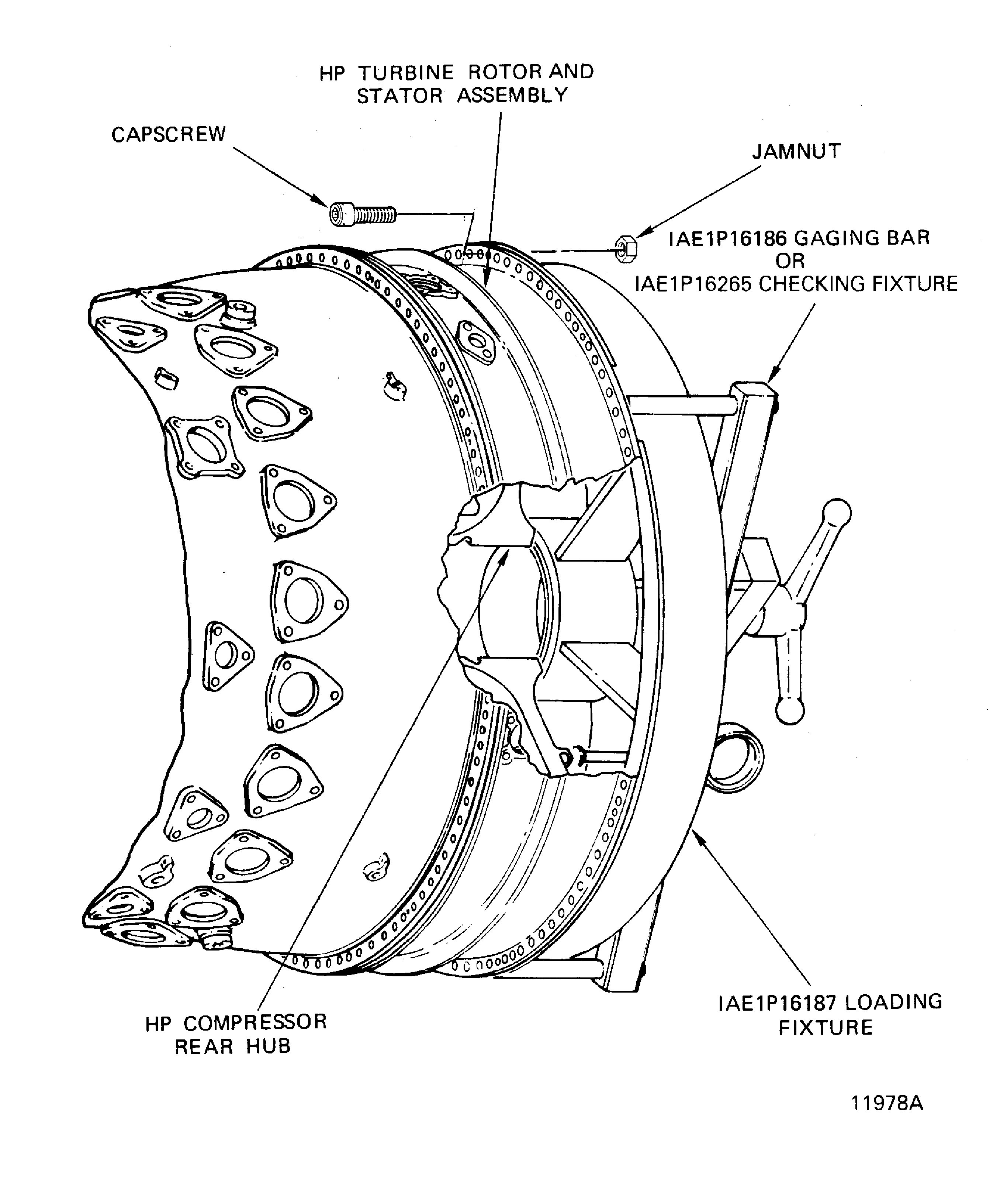 Load the HP Turbine Assembly