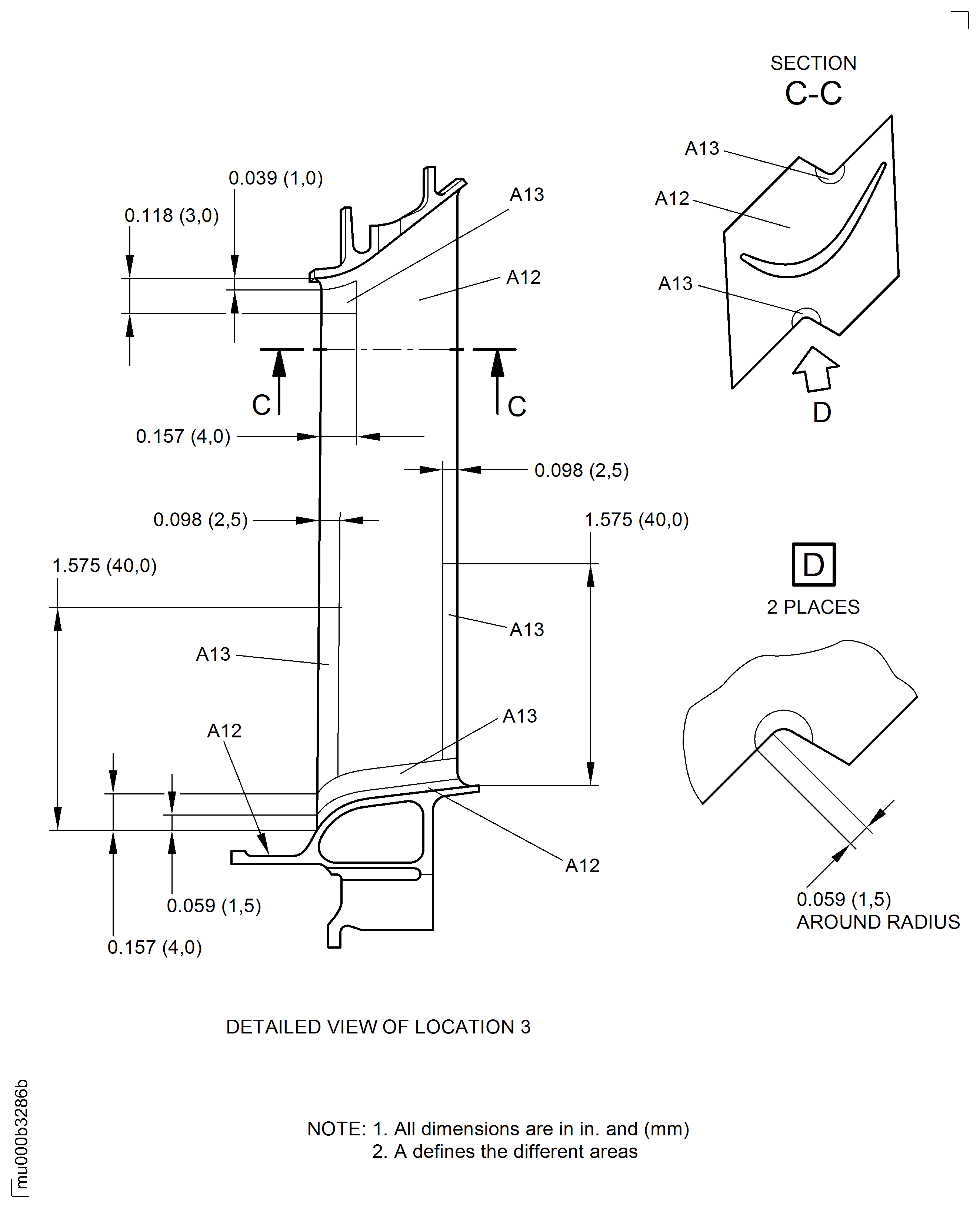 Locations at Interface D-50/10