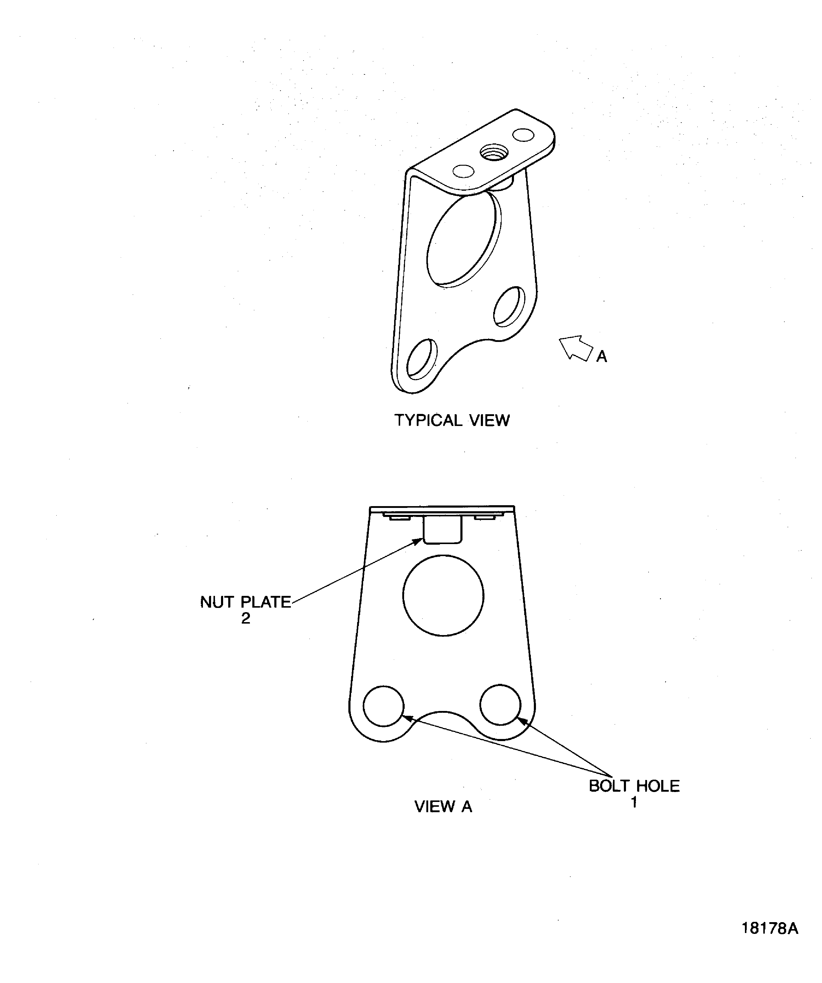 Location on the manifold bracket