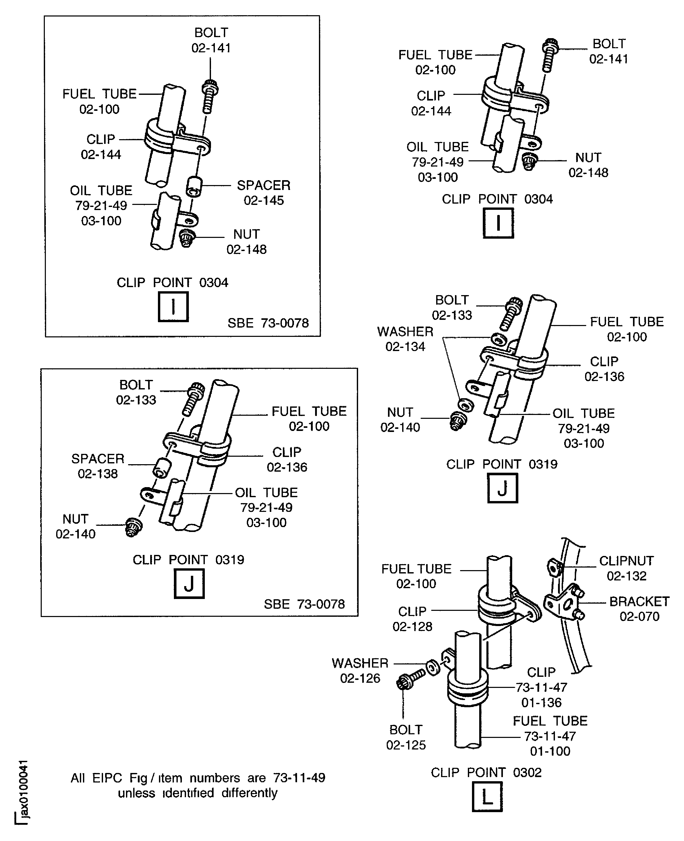Assemble the clip points