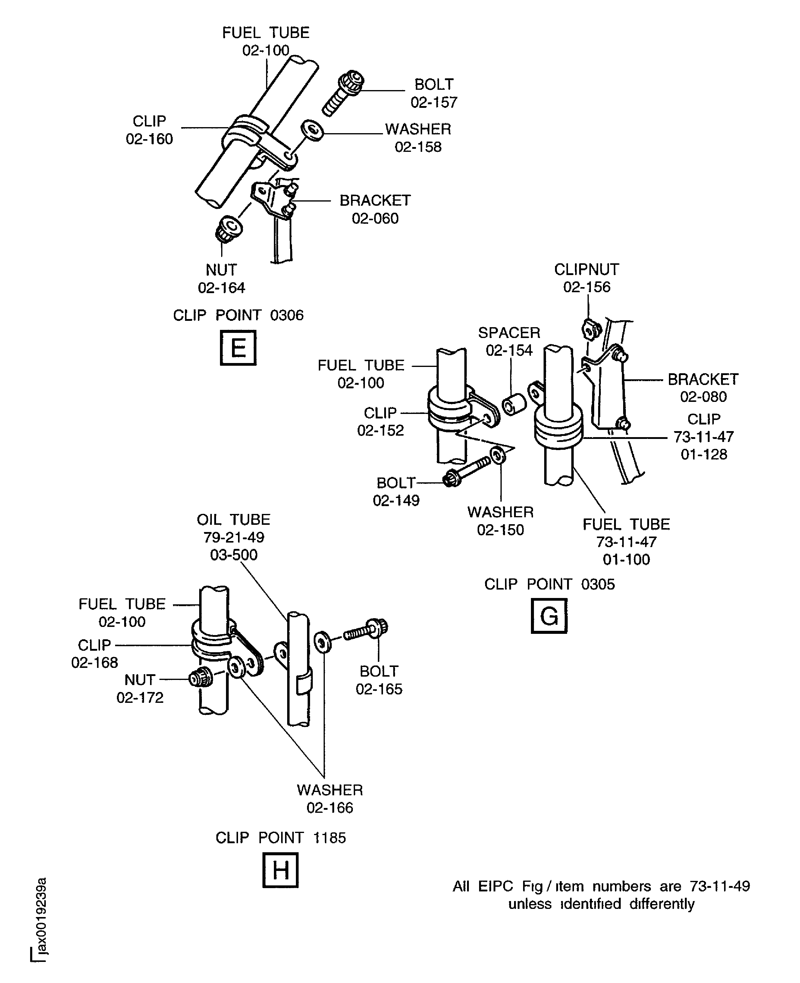 Assemble the clip points