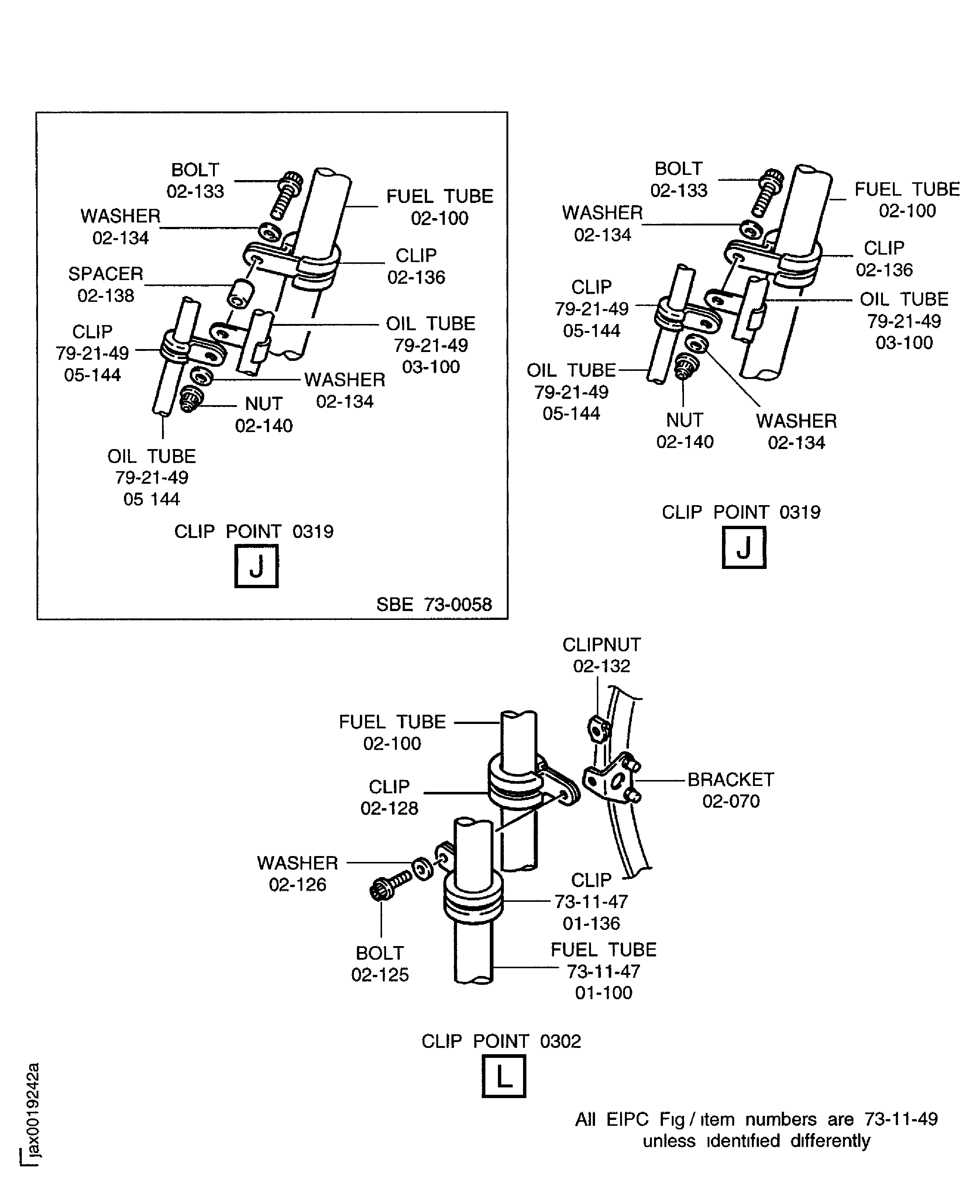 Disassemble the clip points