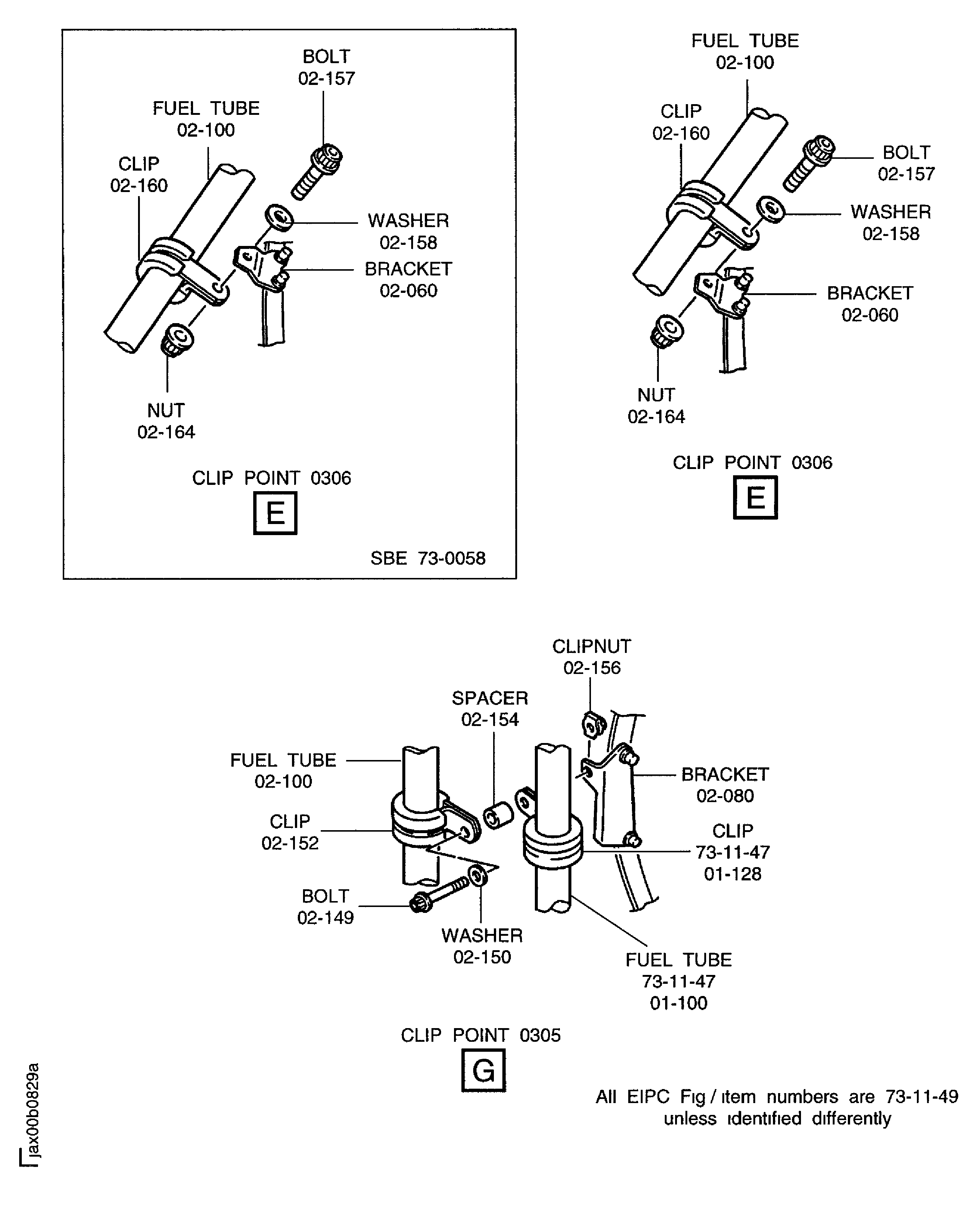 Disassemble the clip points
