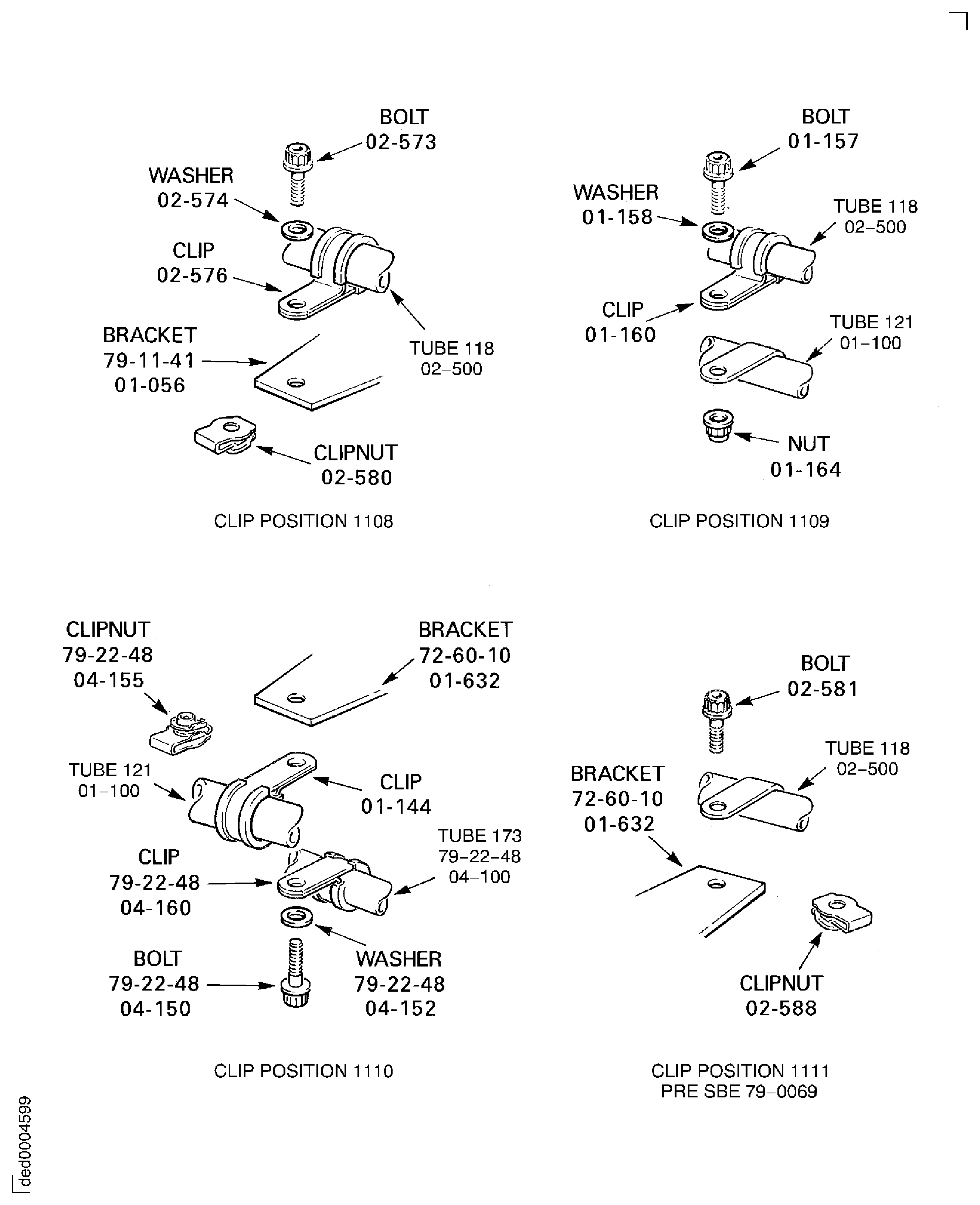Remove the ACOC Oil Tubes (118 and 121) from the External Gearbox