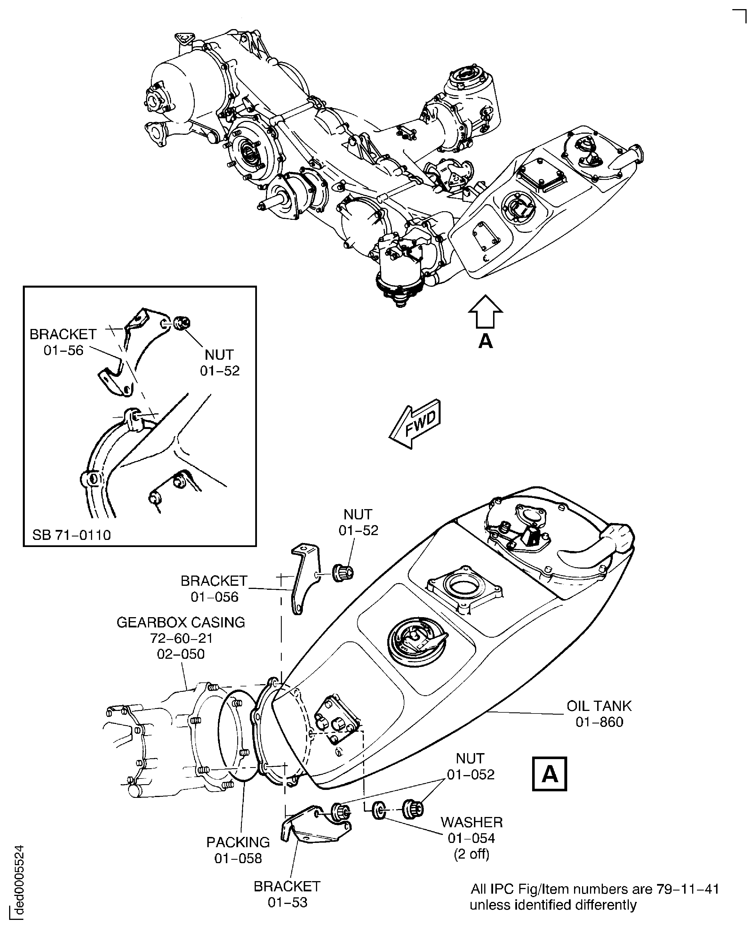 Removal of the Oil Tank Tooling
