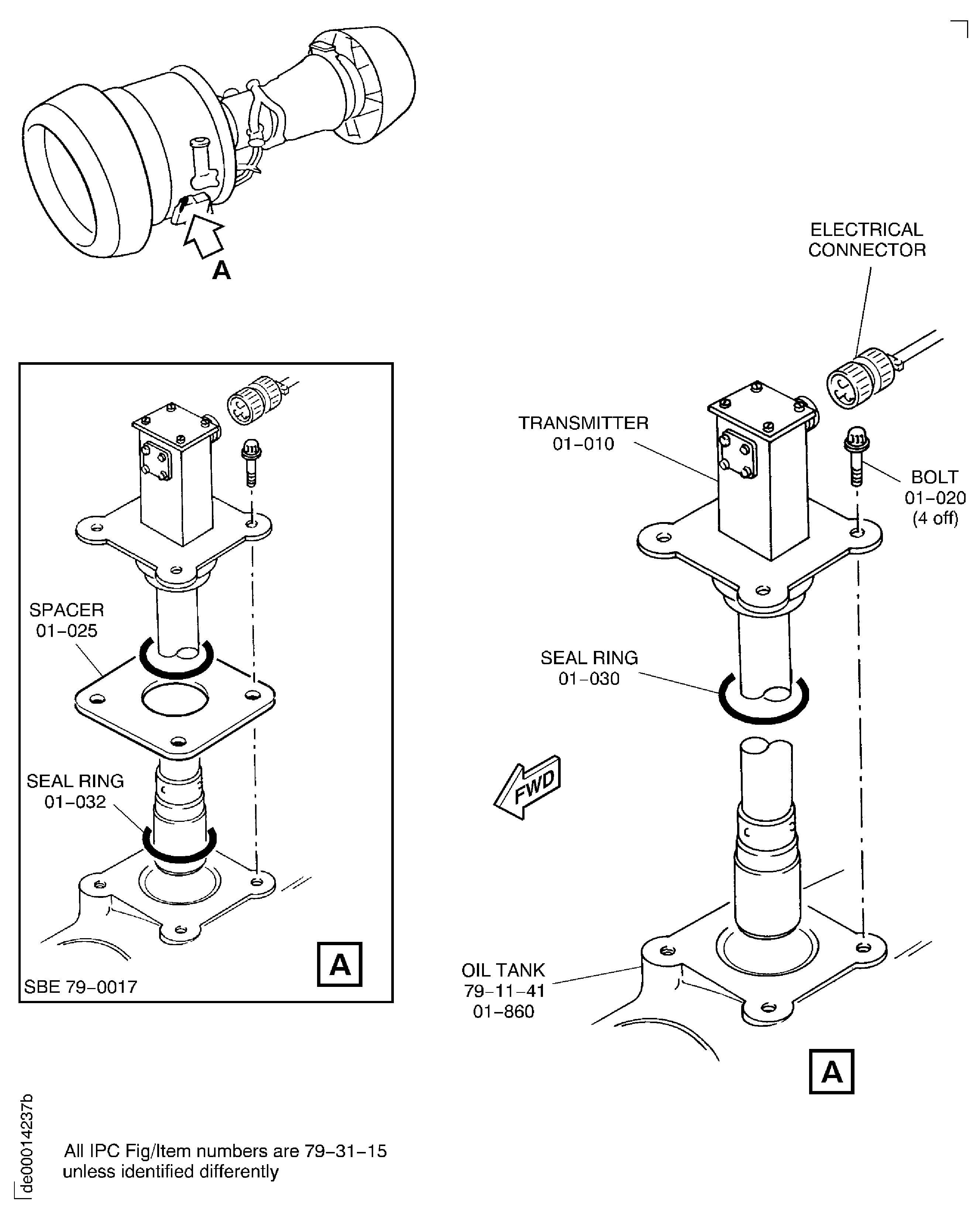 Oil Quantity Transmitter