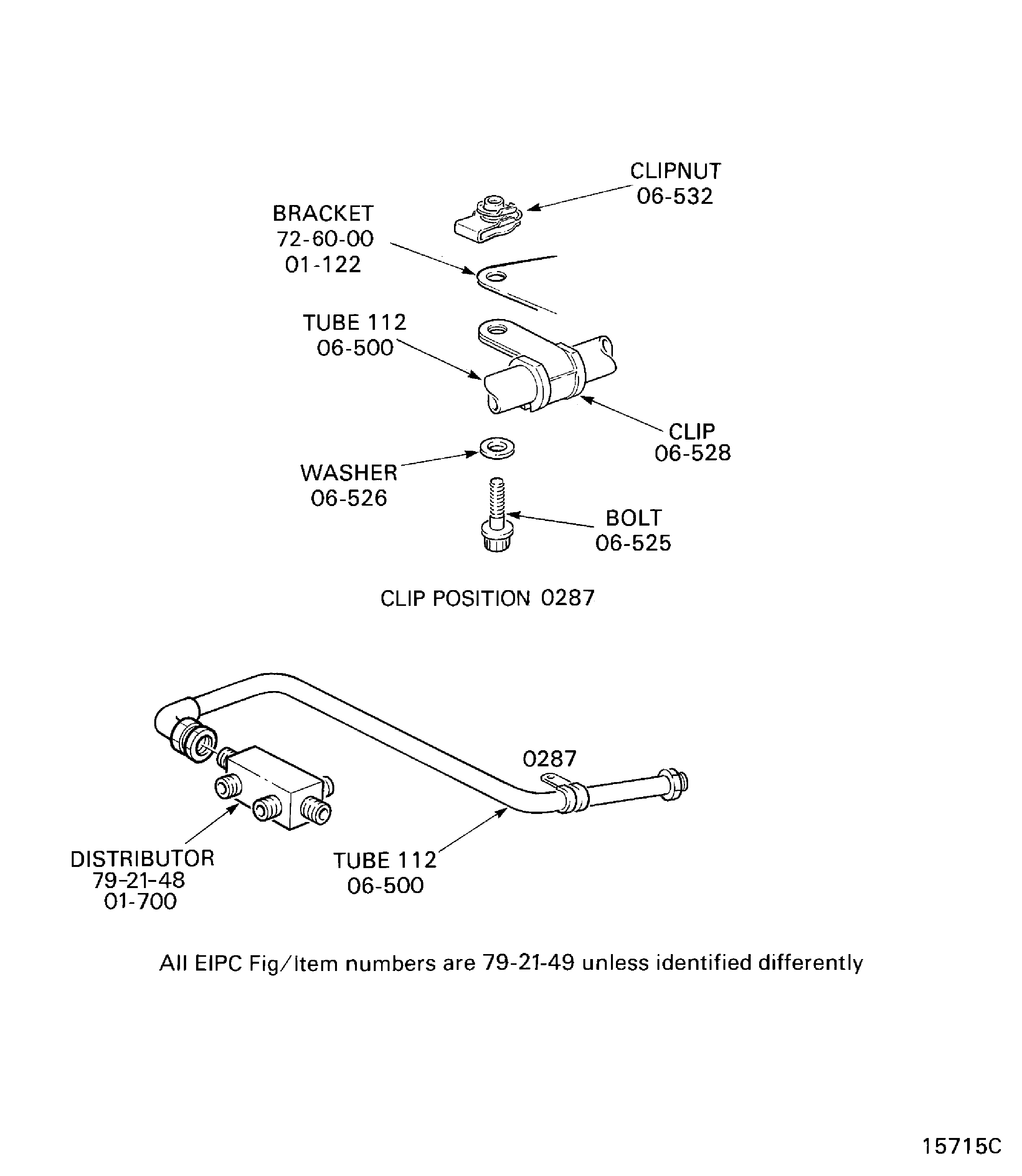 Remove the Gearbox Oil Feed Tube (112) from the External Gearbox