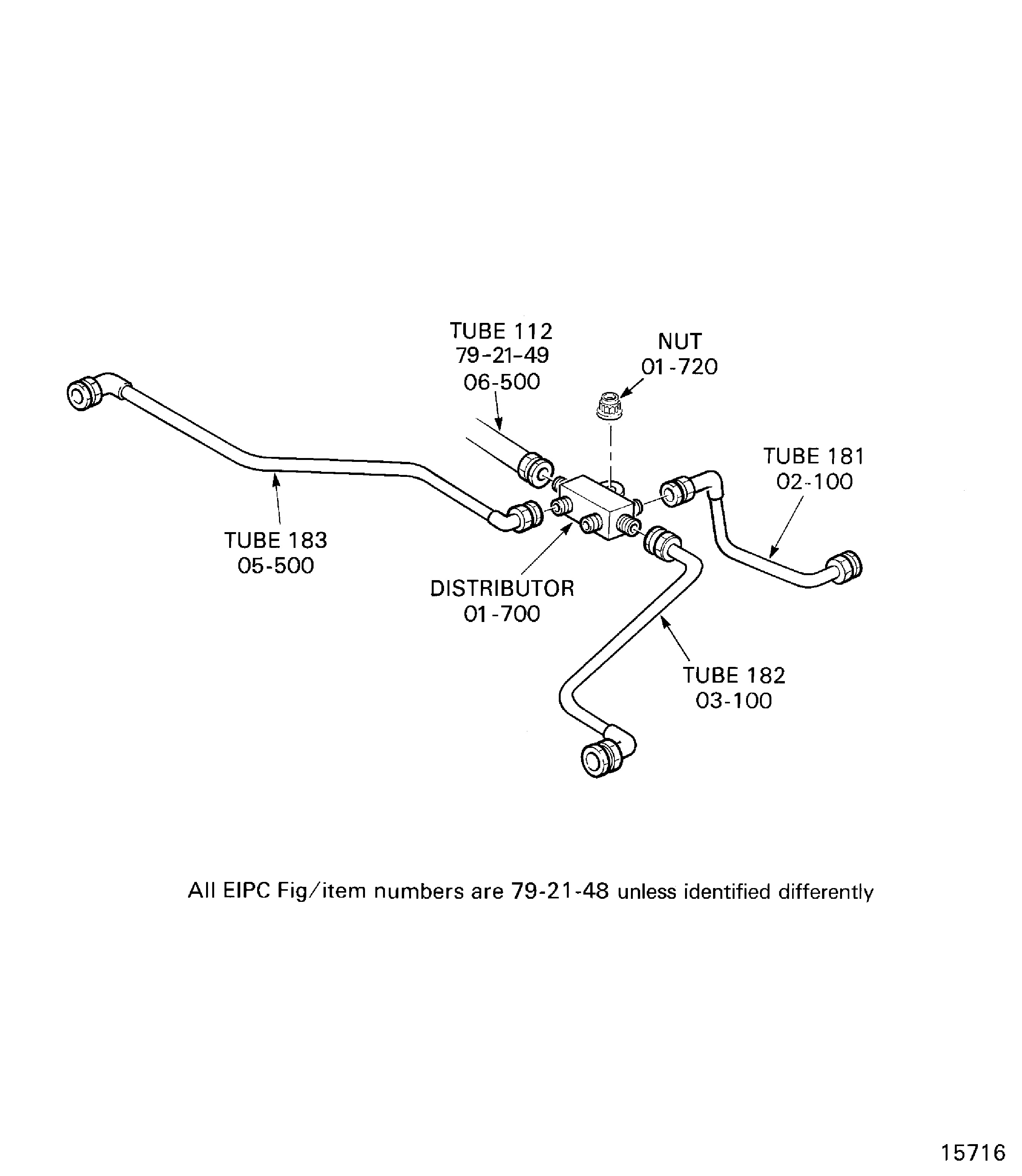 Remove the External Gearbox Oil Distribution Tubes